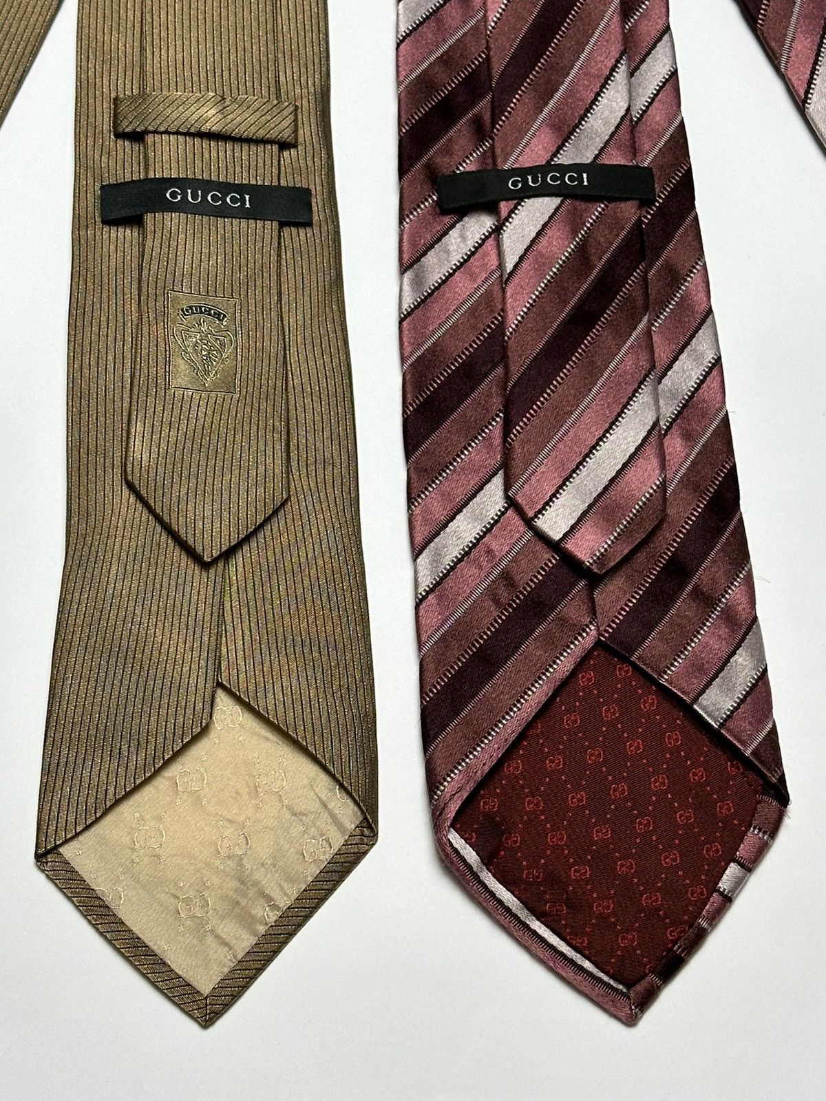 Gucci Vintage Gucci Silk Tie Size ONE SIZE - 19 Thumbnail