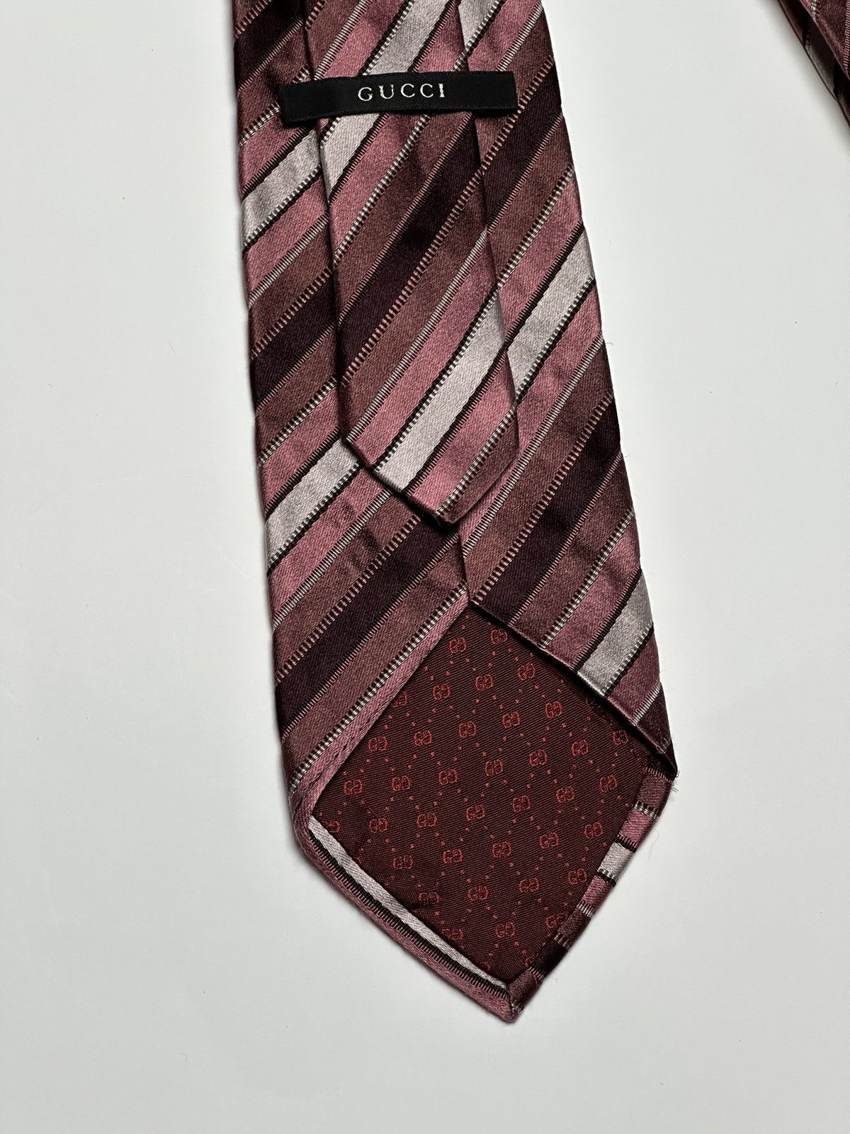 Gucci Vintage Gucci Silk Tie Size ONE SIZE - 2 Thumbnail