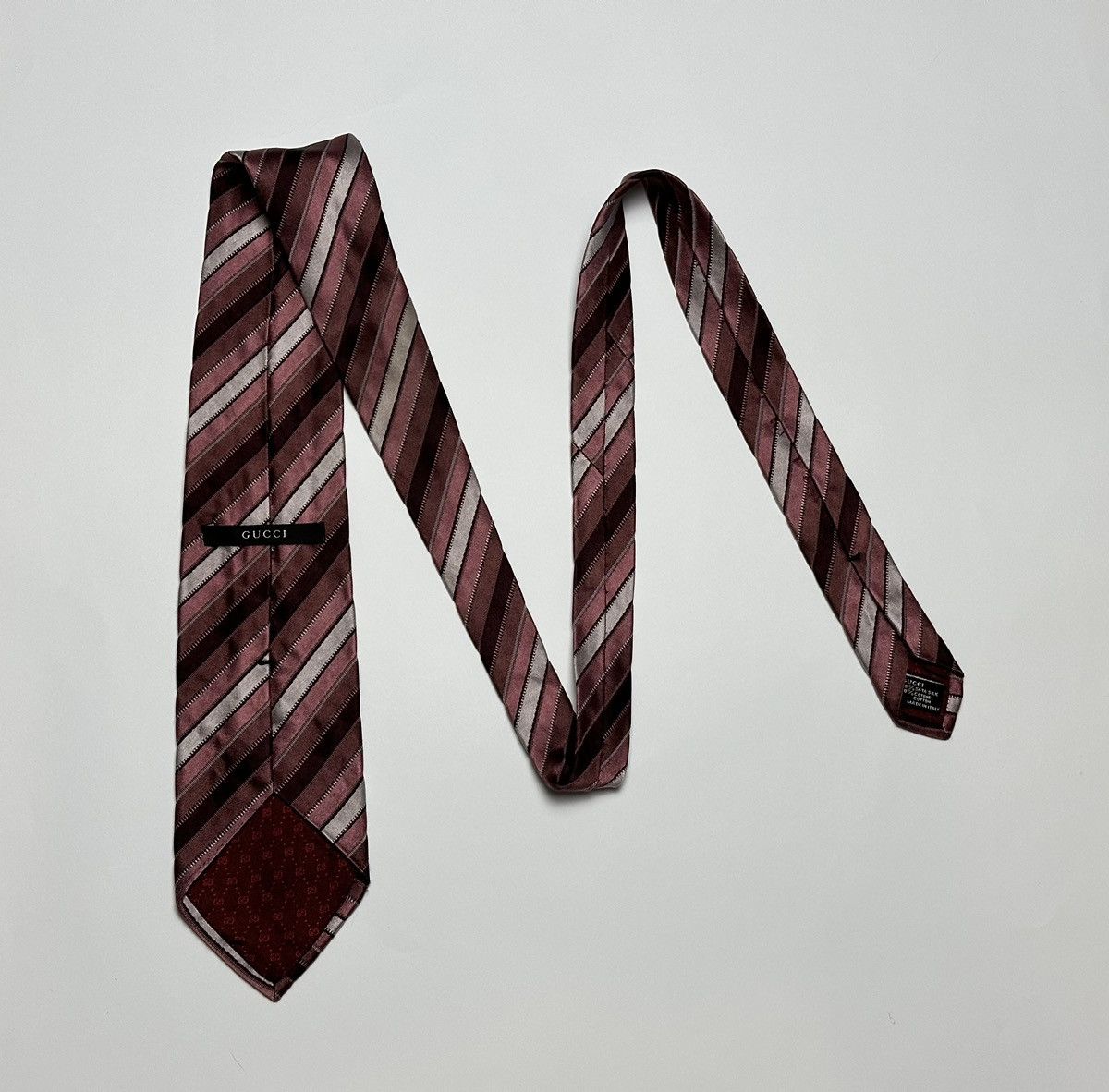 Gucci Vintage Gucci Silk Tie Size ONE SIZE - 3 Thumbnail