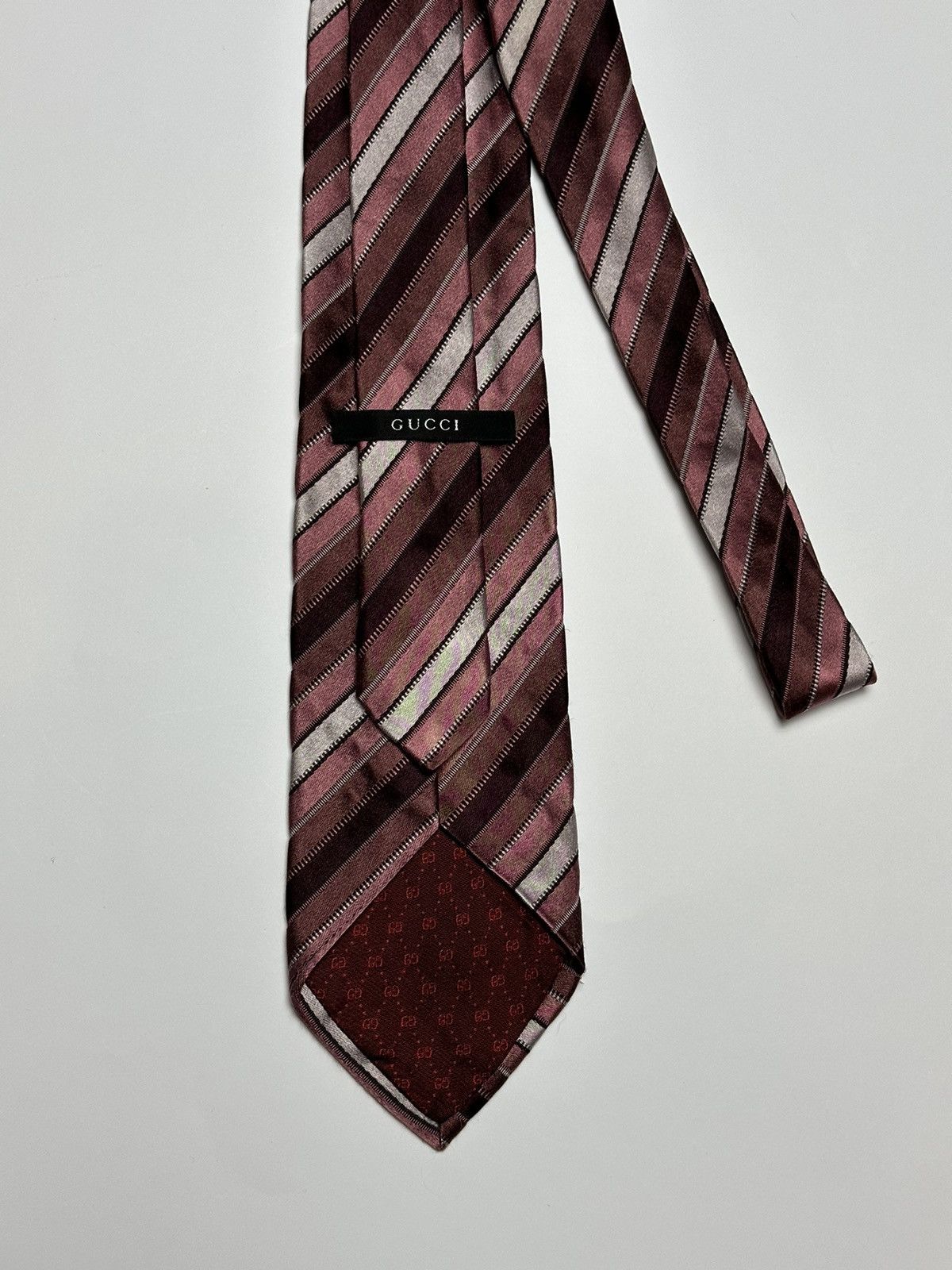 Gucci Vintage Gucci Silk Tie Size ONE SIZE - 1 Thumbnail