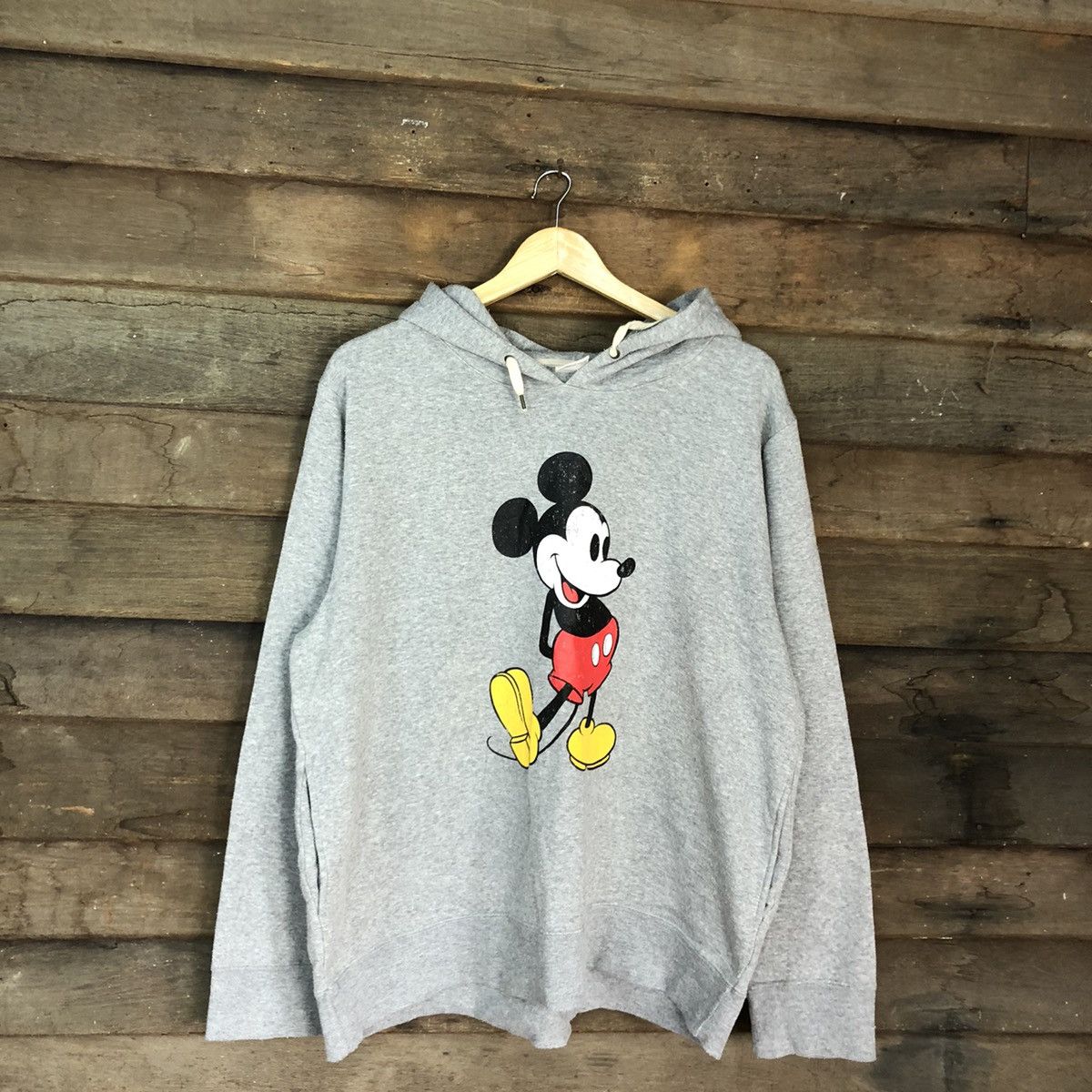 Disney Mickey Mouse By Belle Maison Grey Sweatshirt hoodie #410B Size US XL / EU 56 / 4 - 3 Thumbnail