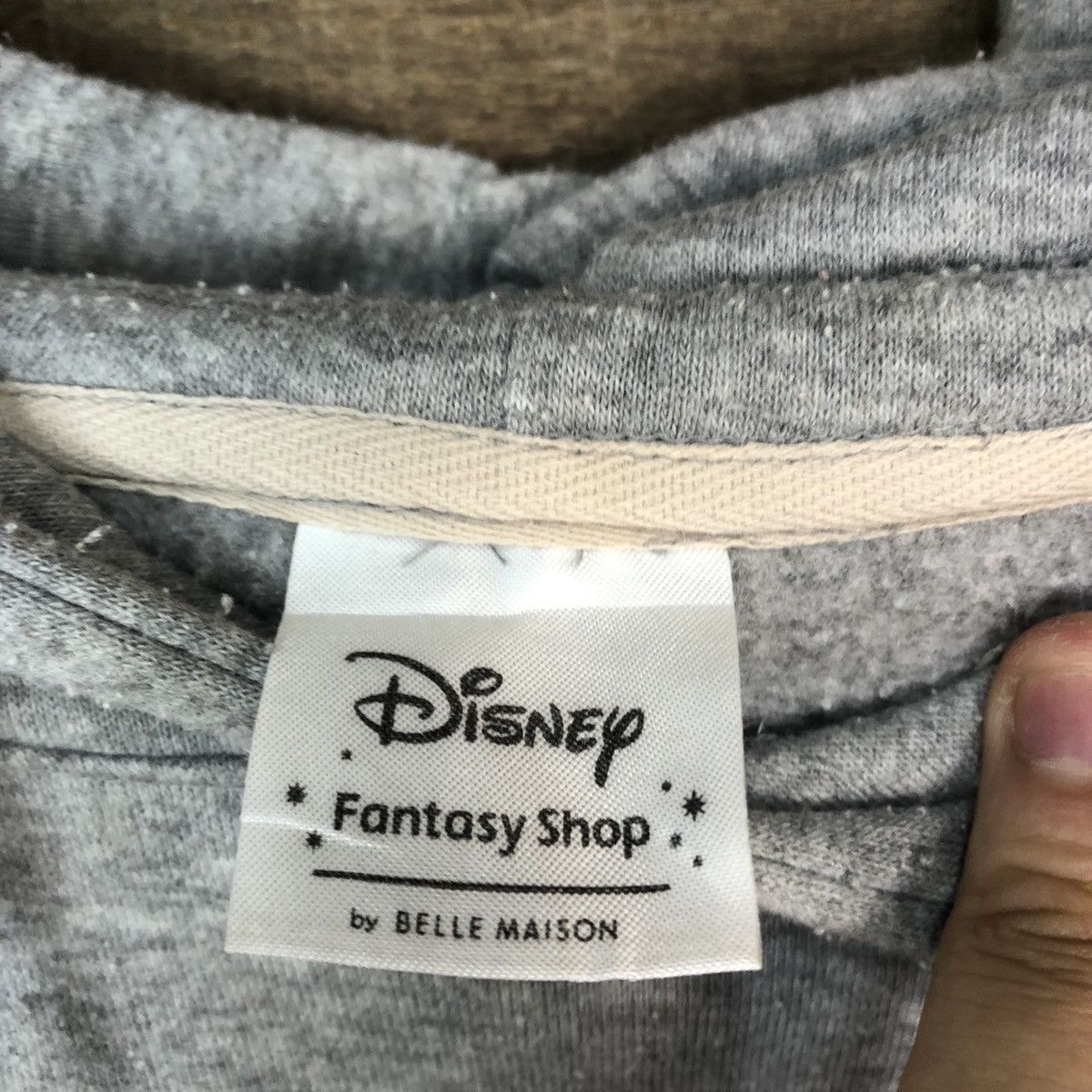 Disney Mickey Mouse By Belle Maison Grey Sweatshirt hoodie #410B Size US XL / EU 56 / 4 - 10 Thumbnail