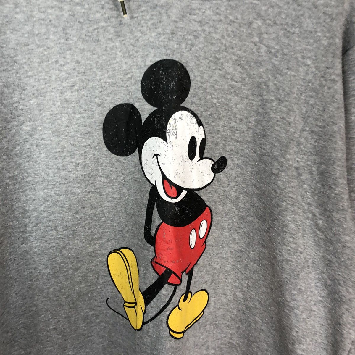 Disney Mickey Mouse By Belle Maison Grey Sweatshirt hoodie #410B Size US XL / EU 56 / 4 - 9 Thumbnail