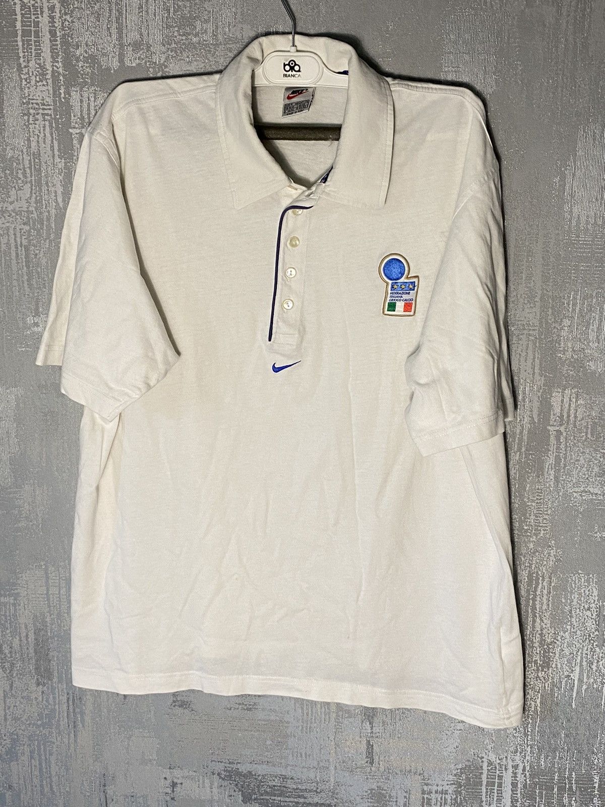 Nike Vintage Italy National Team Nike Soccer Jersey 90-x Size US M / EU 48-50 / 2 - 1 Thumbnail