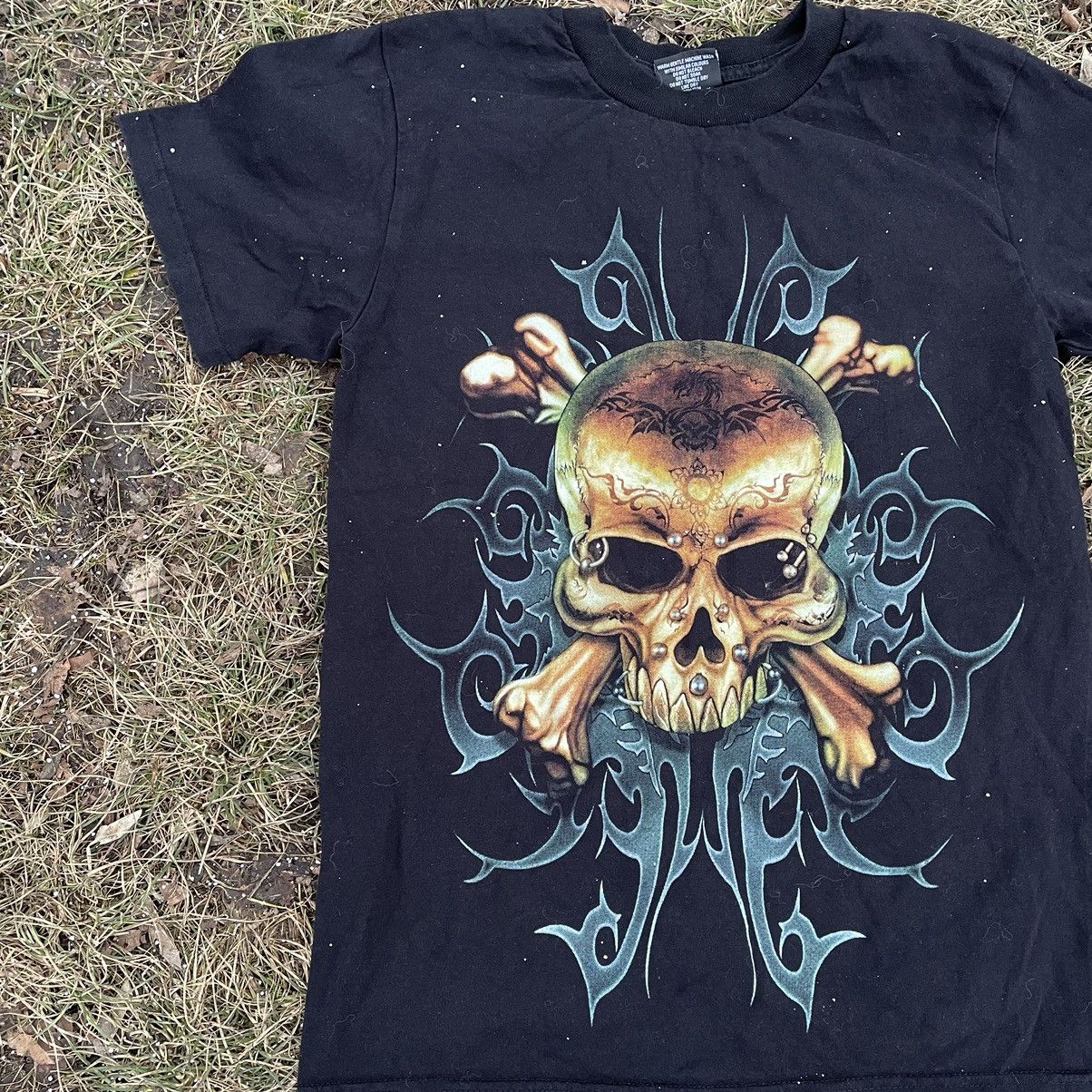 Band Tees Vintage 90s 666 Skulls Sexy Vamp Dead Face Horror Tee 90s Size US M / EU 48-50 / 2 - 3 Thumbnail