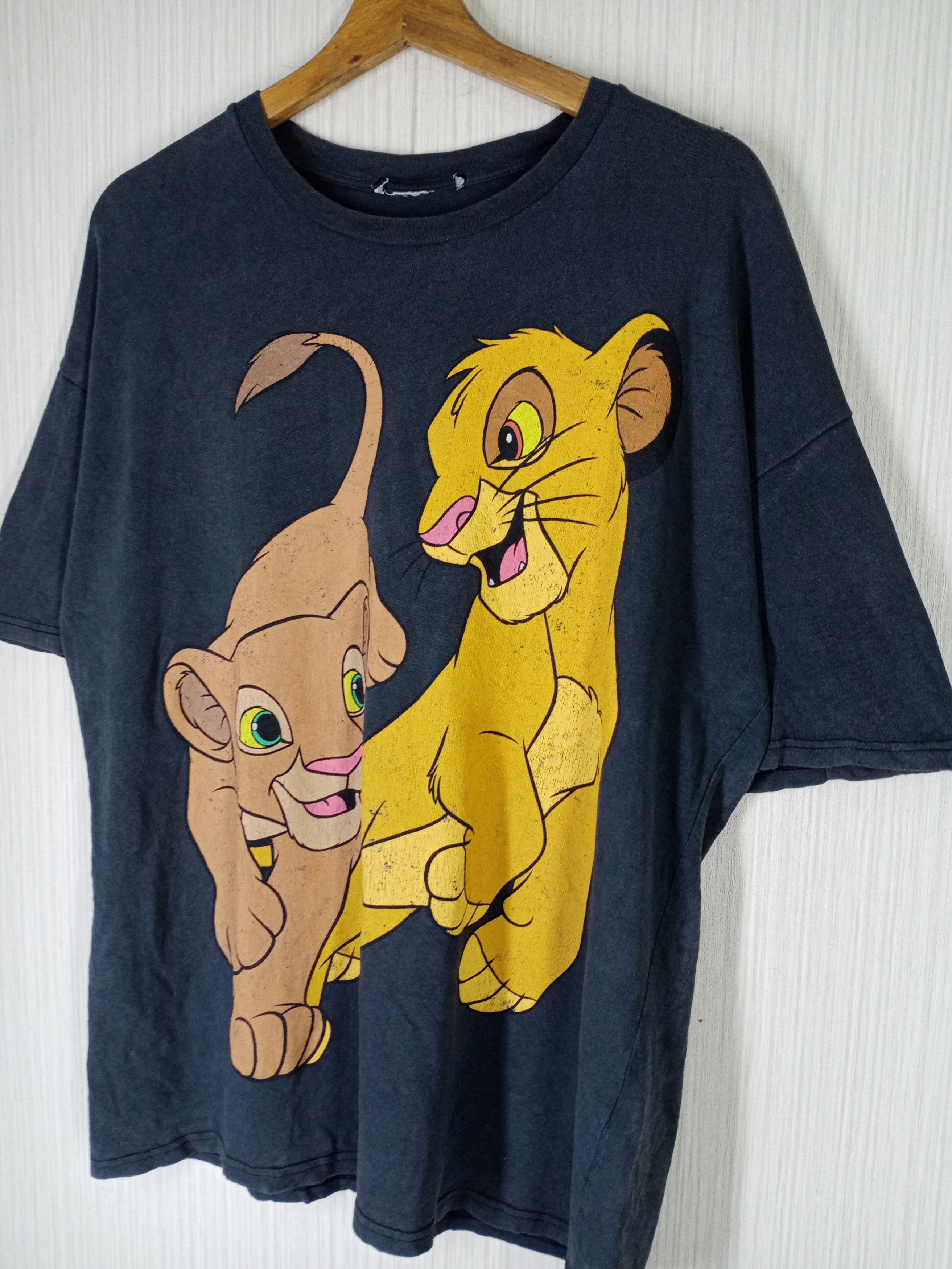 Cartoon Network Vintage The Lion King Cartoon Movie Simba Nala Cubs Tshirt Size US XL / EU 56 / 4 - 4 Thumbnail