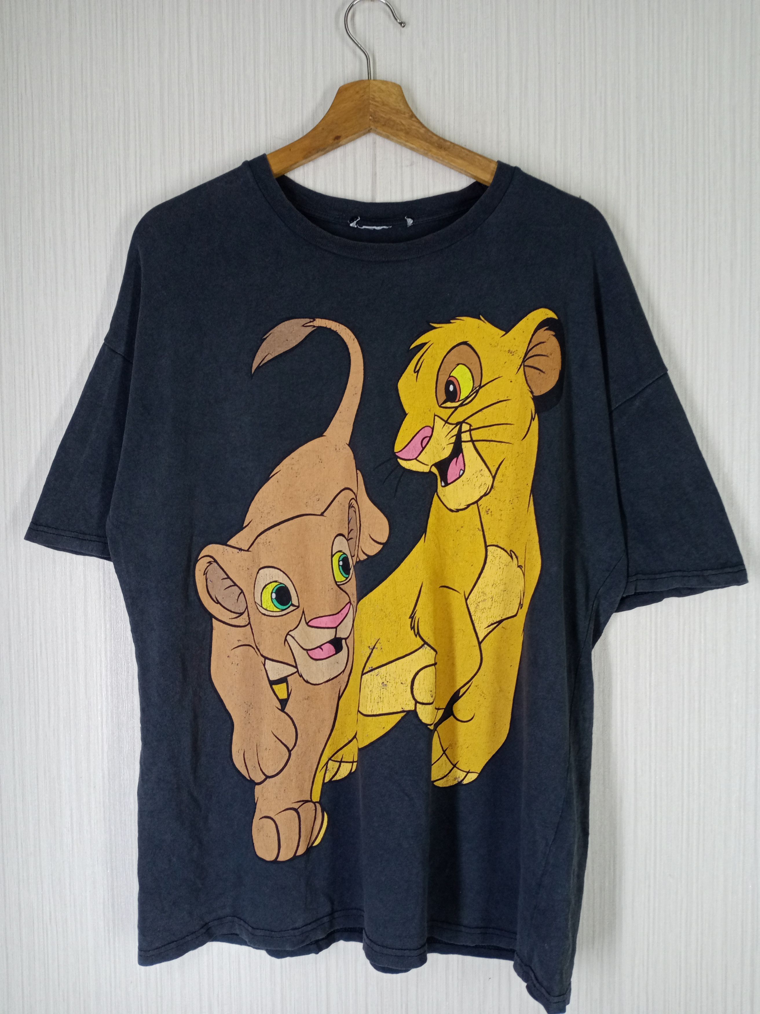 Cartoon Network Vintage The Lion King Cartoon Movie Simba Nala Cubs Tshirt Size US XL / EU 56 / 4 - 1 Thumbnail