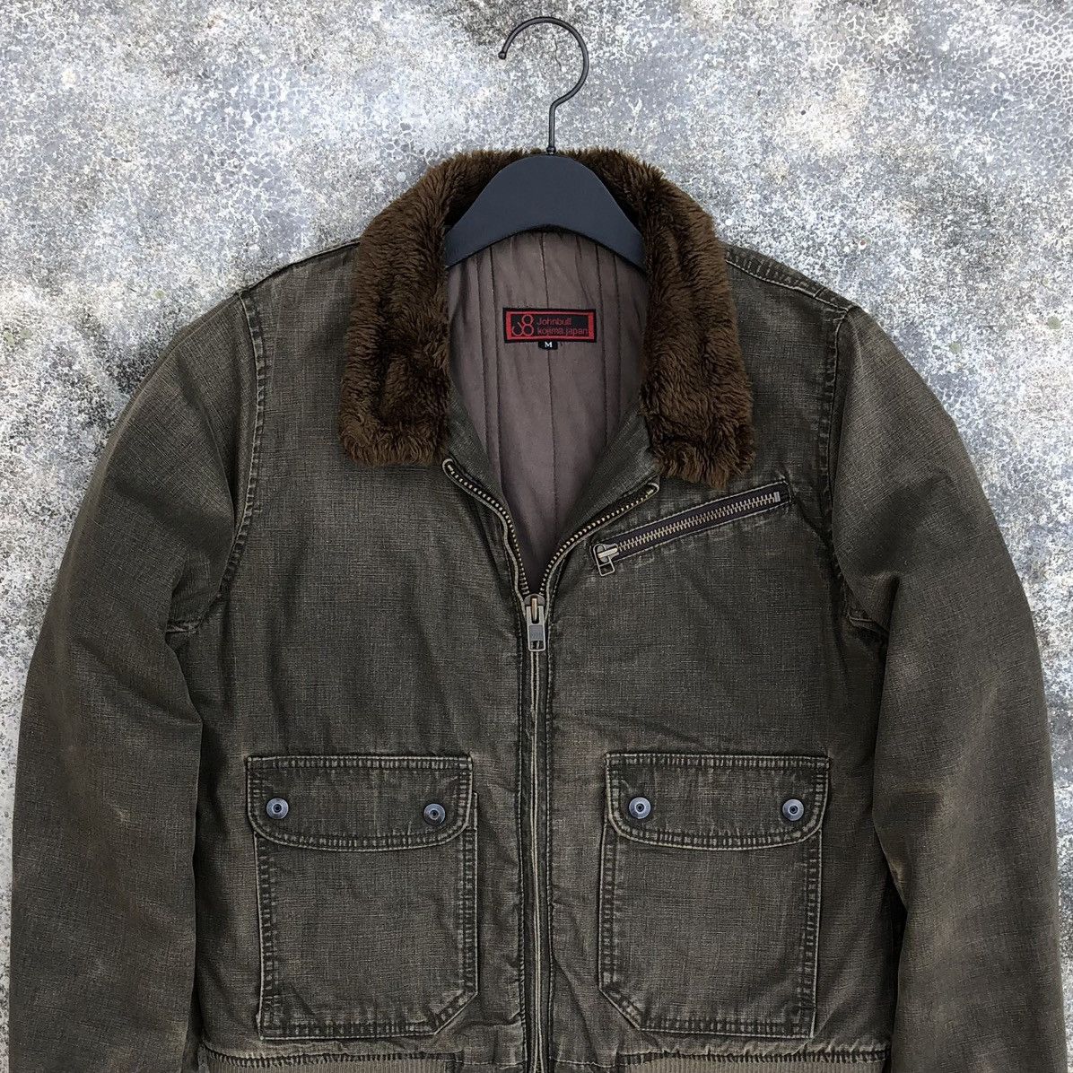 Johnbull Vintage Johnbull Kojima Japan Pilot Flights Fur Jacket Size US M / EU 48-50 / 2 - 6 Thumbnail