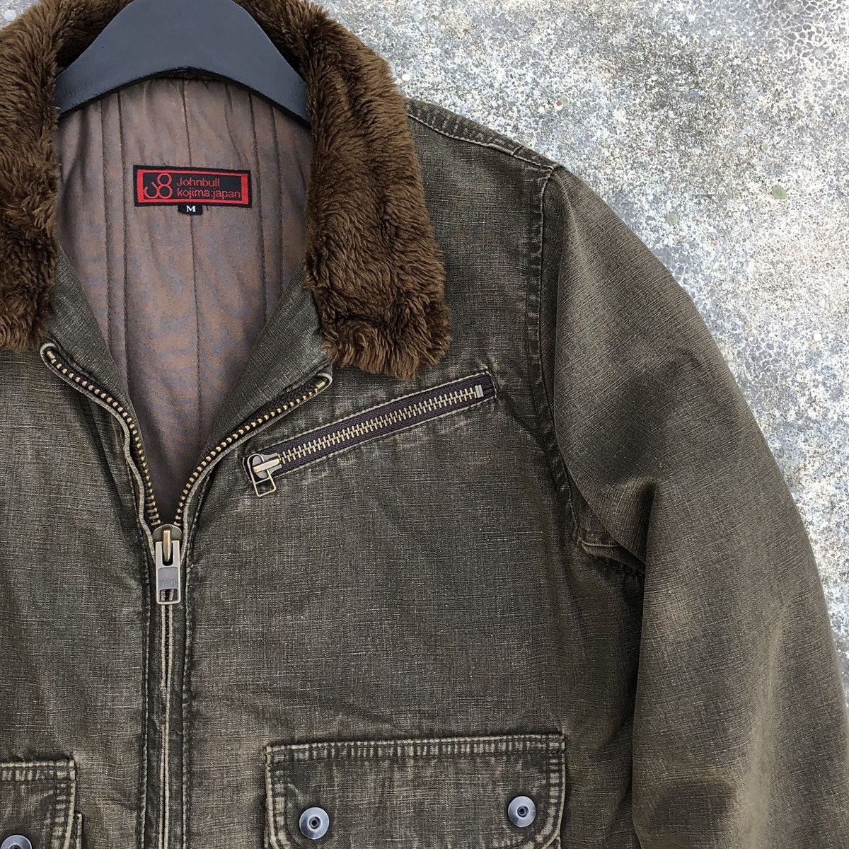 Johnbull Vintage Johnbull Kojima Japan Pilot Flights Fur Jacket Size US M / EU 48-50 / 2 - 7 Thumbnail
