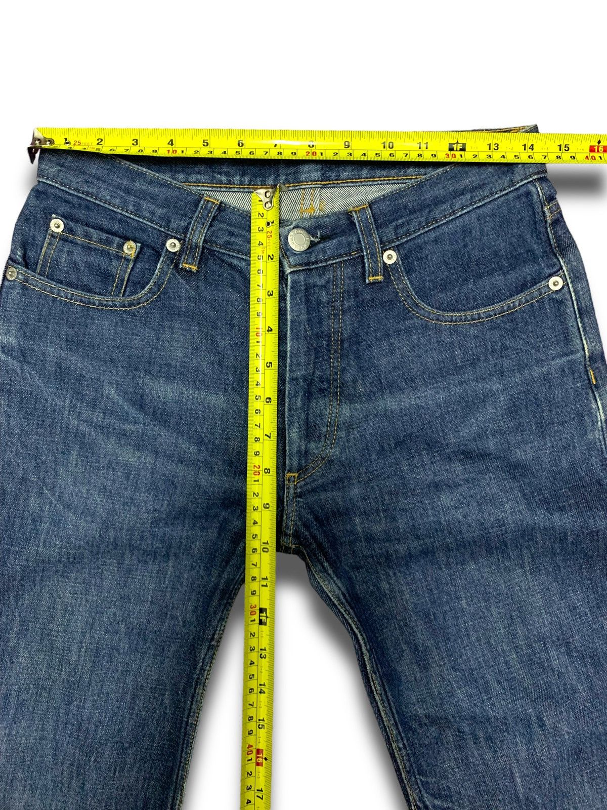 Helmut Lang × Vintage ARCHIVAL 90s Helmut Lang Classic Cut Jeans Size US 27 - 10 Thumbnail
