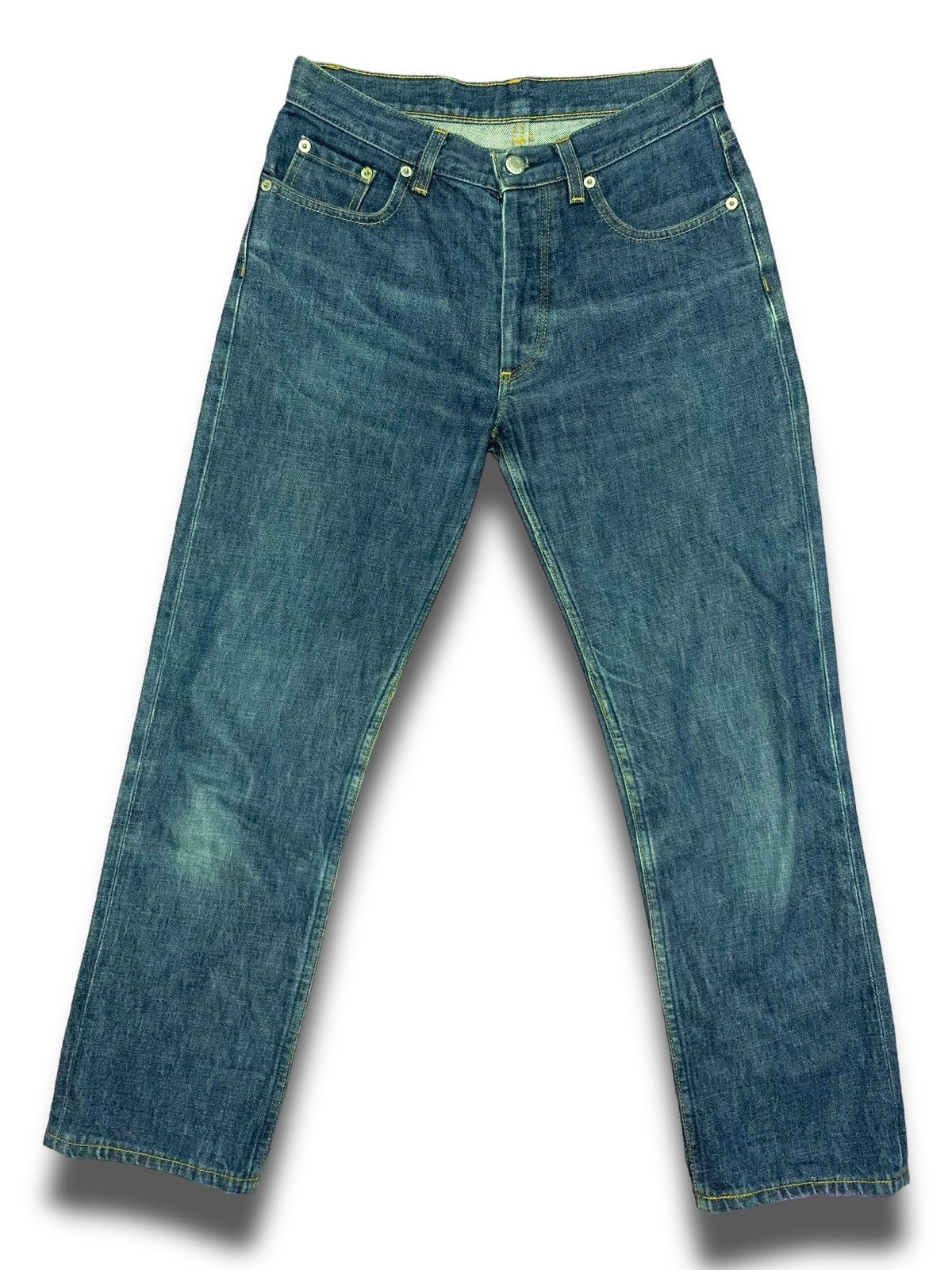Helmut Lang × Vintage ARCHIVAL 90s Helmut Lang Classic Cut Jeans Size US 27 - 1 Thumbnail
