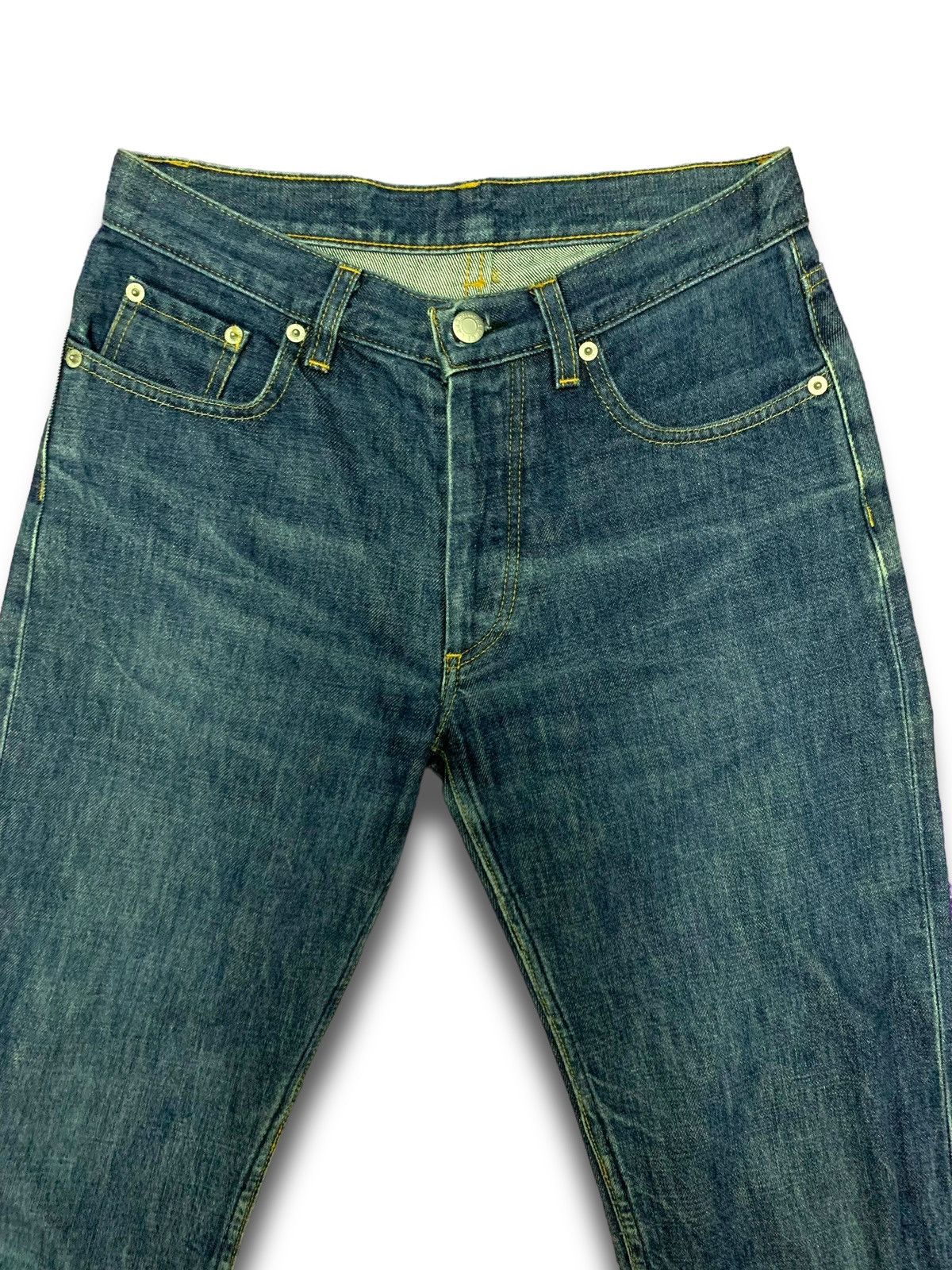 Helmut Lang × Vintage ARCHIVAL 90s Helmut Lang Classic Cut Jeans Size US 27 - 2 Thumbnail