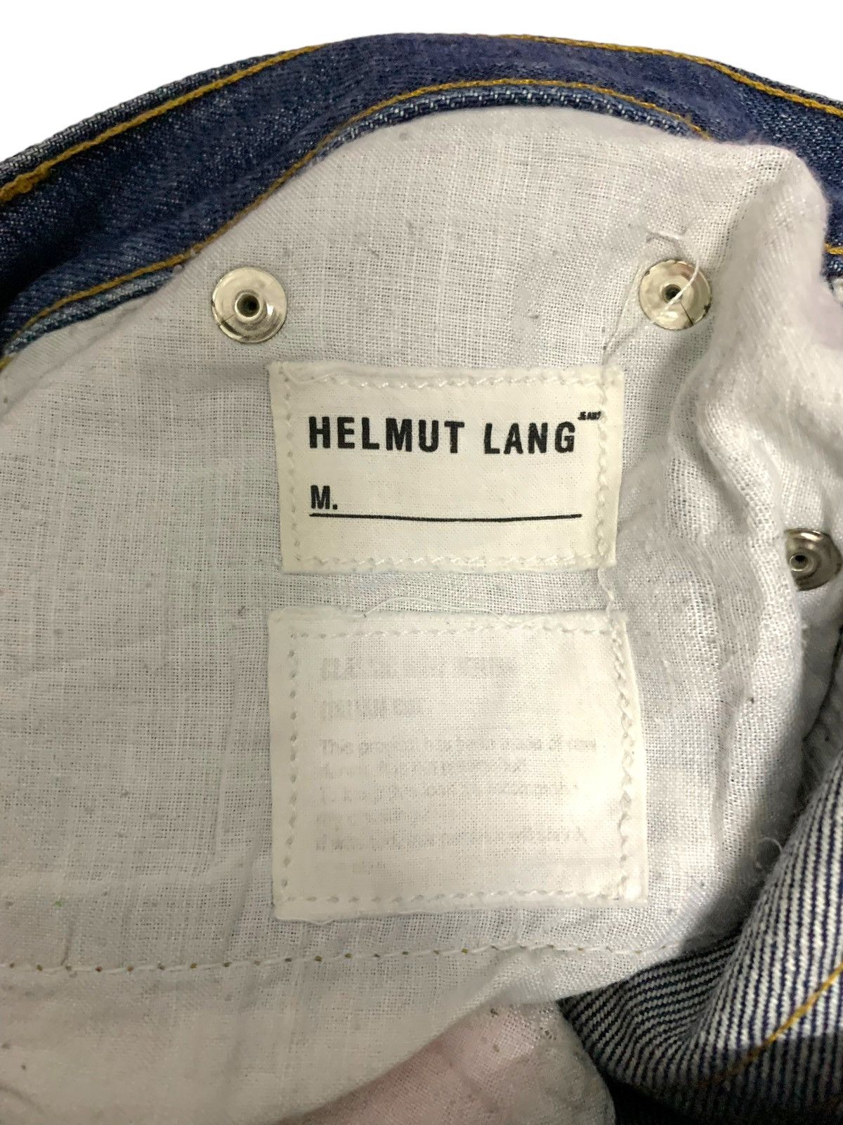 Helmut Lang × Vintage ARCHIVAL 90s Helmut Lang Classic Cut Jeans Size US 27 - 7 Thumbnail
