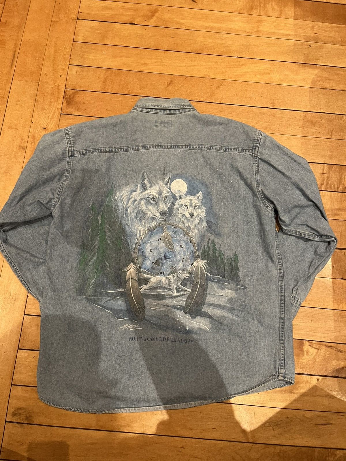 Vintage Y2K Summer 🔥 1996 Denim Shirt Size US M / EU 48-50 / 2 - 2 Thumbnail