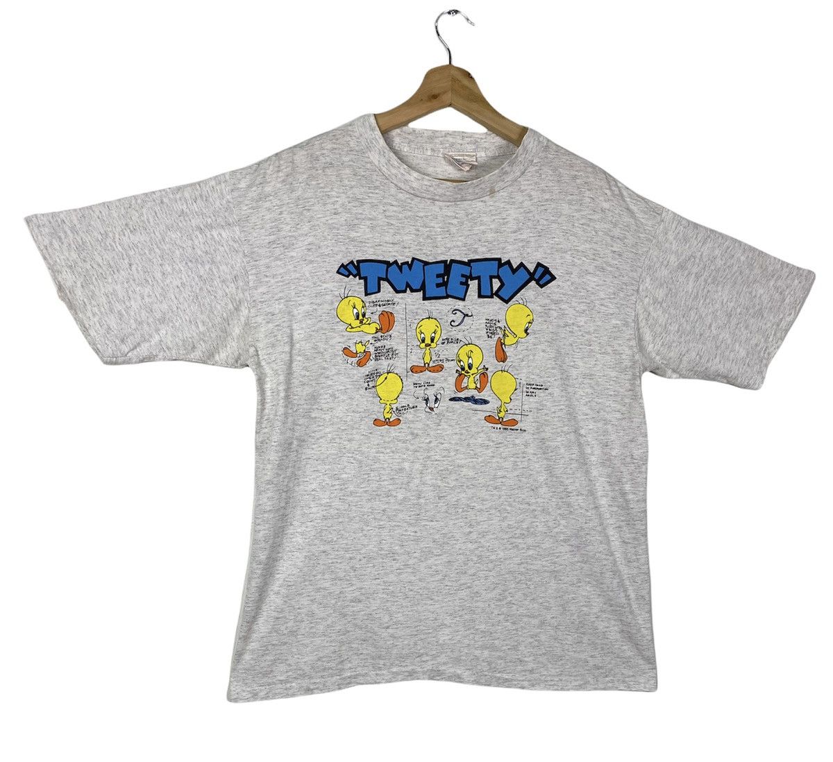 Vintage NEED GONE 🔥 Vintage 90’s Looney Tunes Tweety Bird T Shirt Size US L / EU 52-54 / 3 - 2 Thumbnail