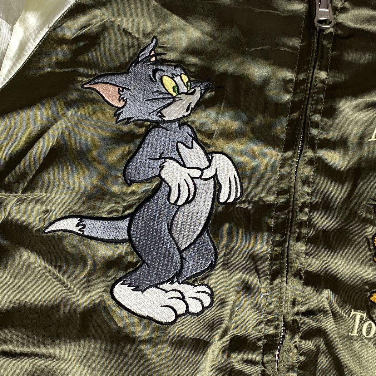 Angel Blue ☠️NEEDGONE☠️90s Angel Blue Reversible Satin Tom & Jerry Size US M / EU 48-50 / 2 - 10 Thumbnail