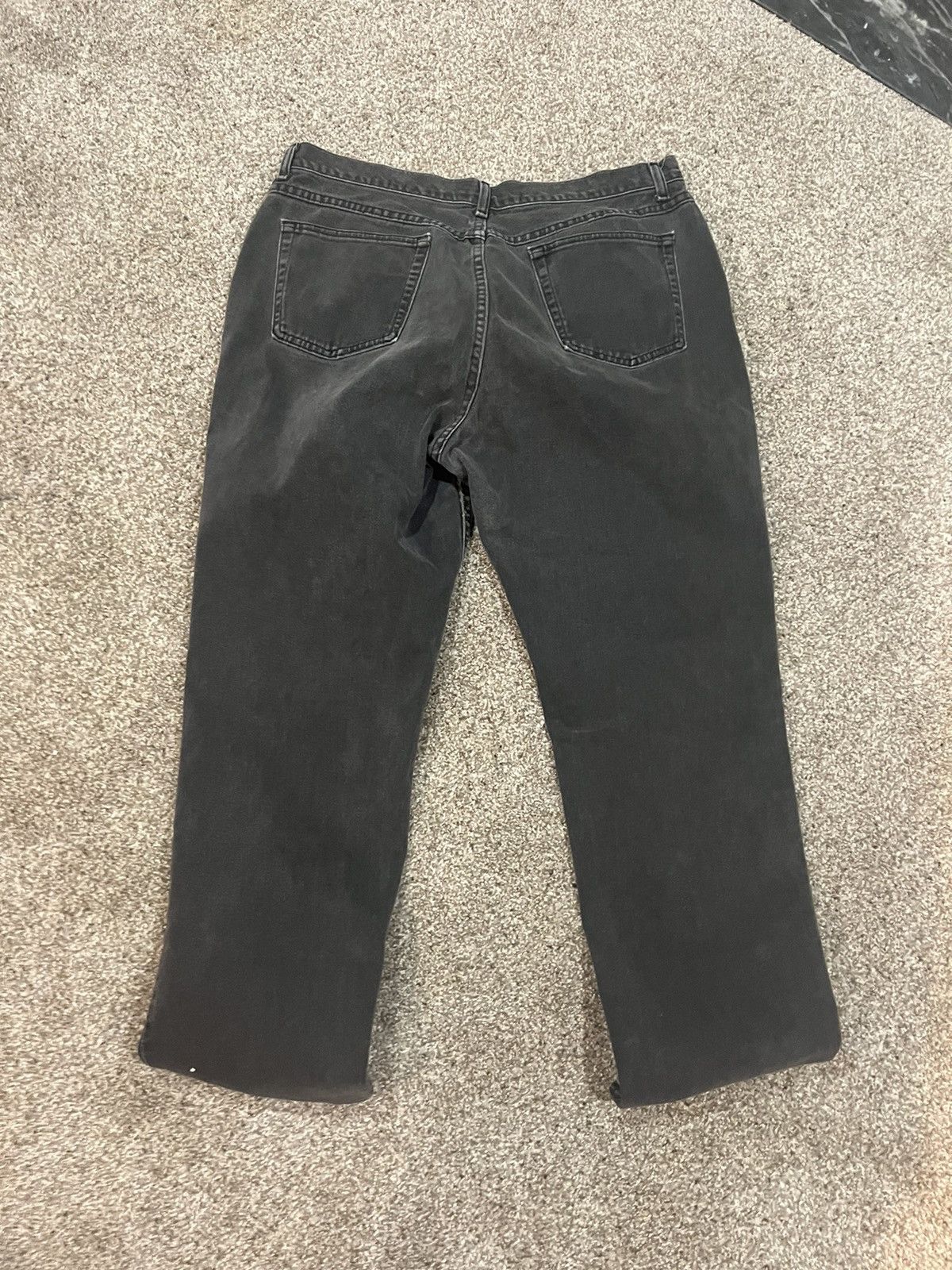Chic & Mode × Vintage Vintage Black Y2k 1999 Denim Jeans Size 42" / US 20 - 2 Thumbnail