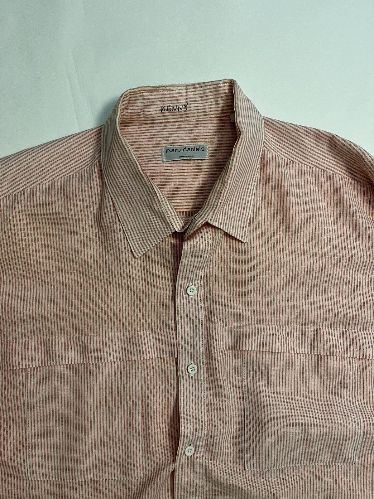 Vintage 90s Pinstripe Button Up Size US XL / EU 56 / 4 - 3 Thumbnail