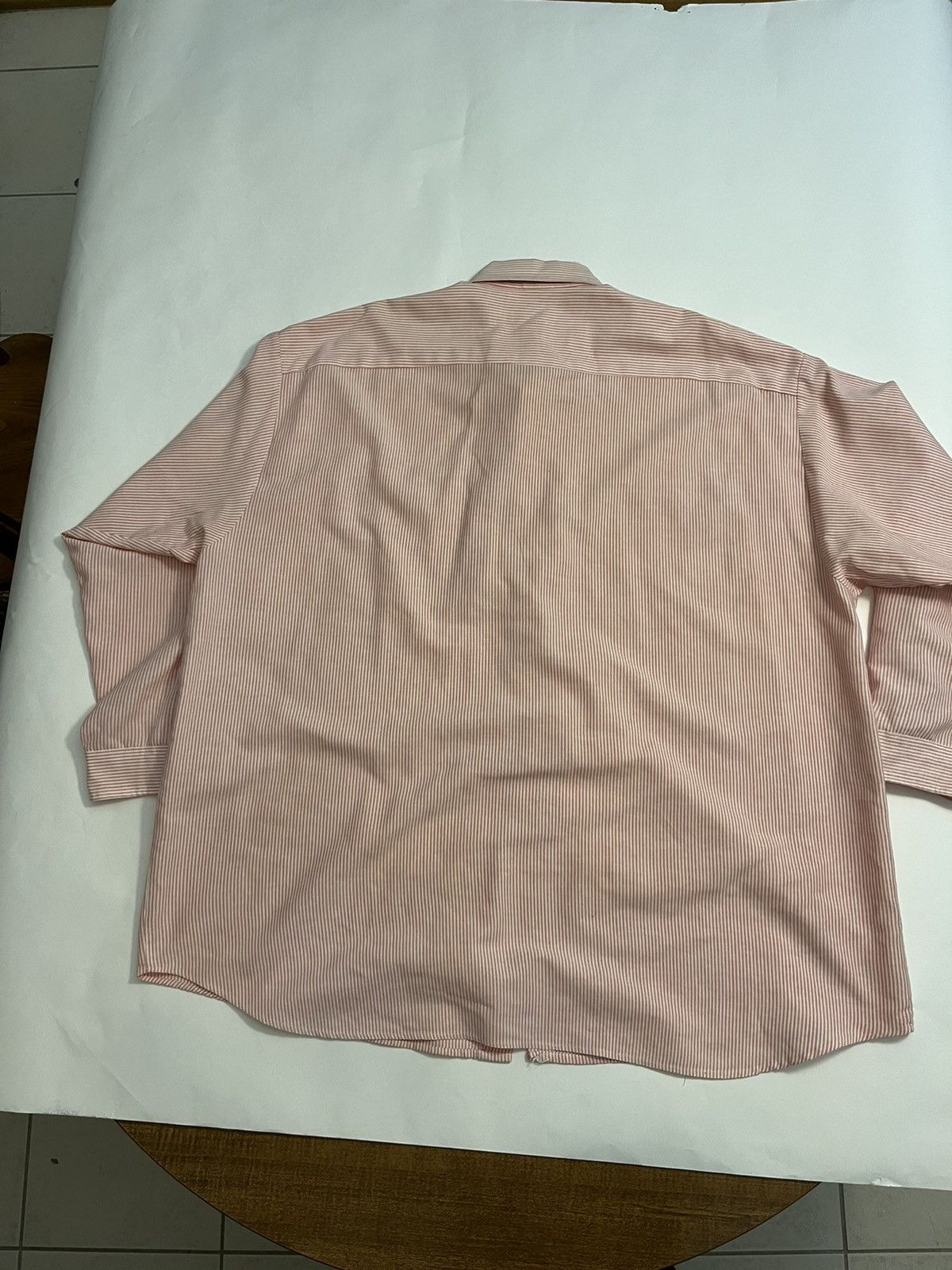 Vintage 90s Pinstripe Button Up Size US XL / EU 56 / 4 - 2 Thumbnail