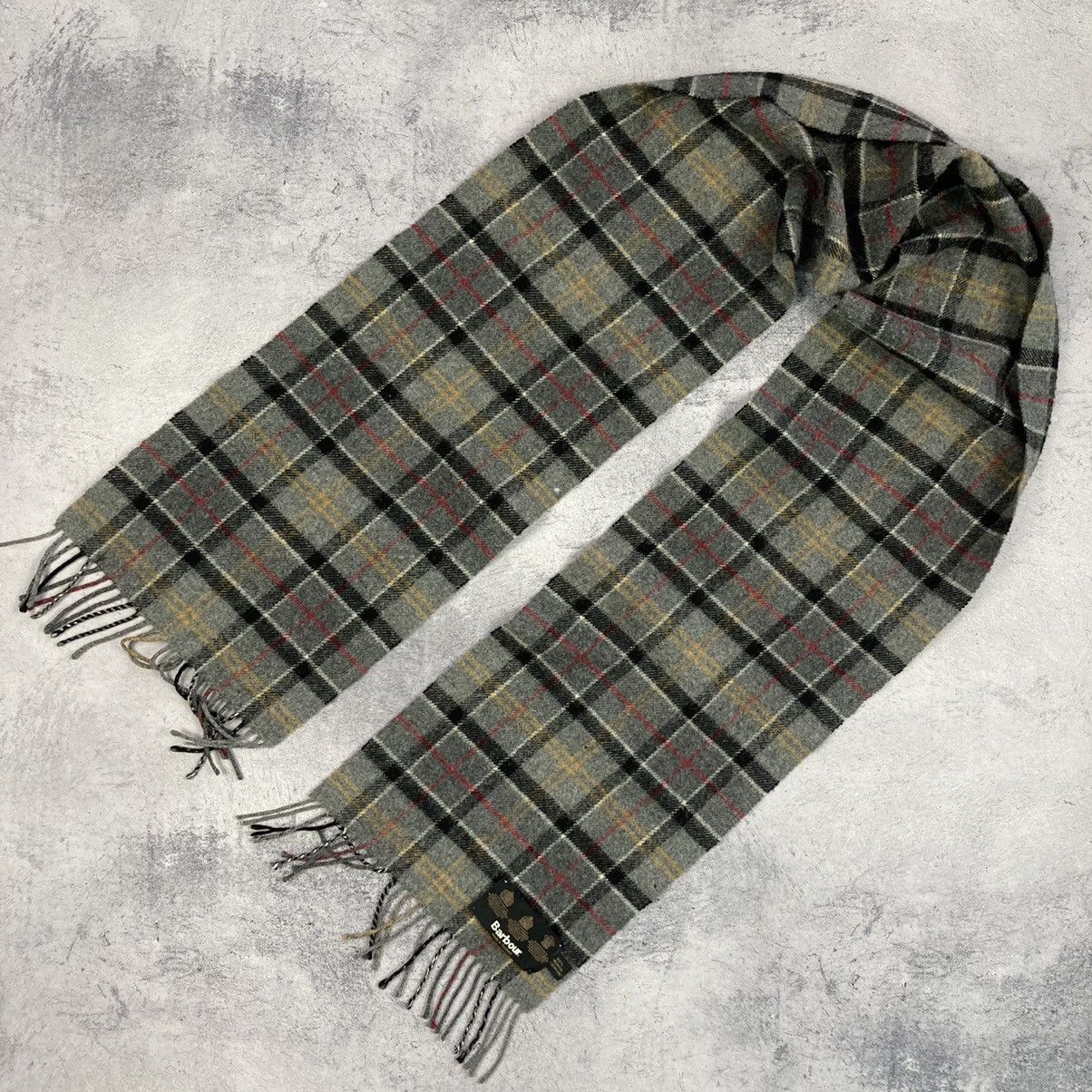 Barbour Vintage Barbour designer lambswool scarf 90’s Grailed
