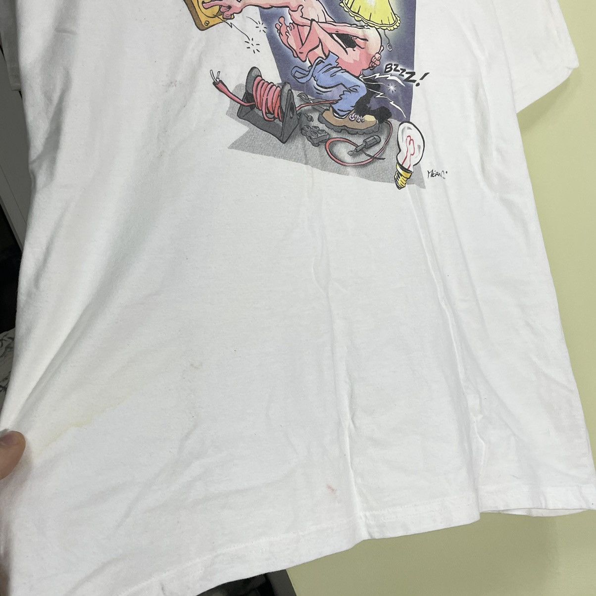 Vintage Vintage 90s Sun Faded Graphic Tee Punk Streetwear Relaxed XL Size US XL / EU 56 / 4 - 7 Thumbnail