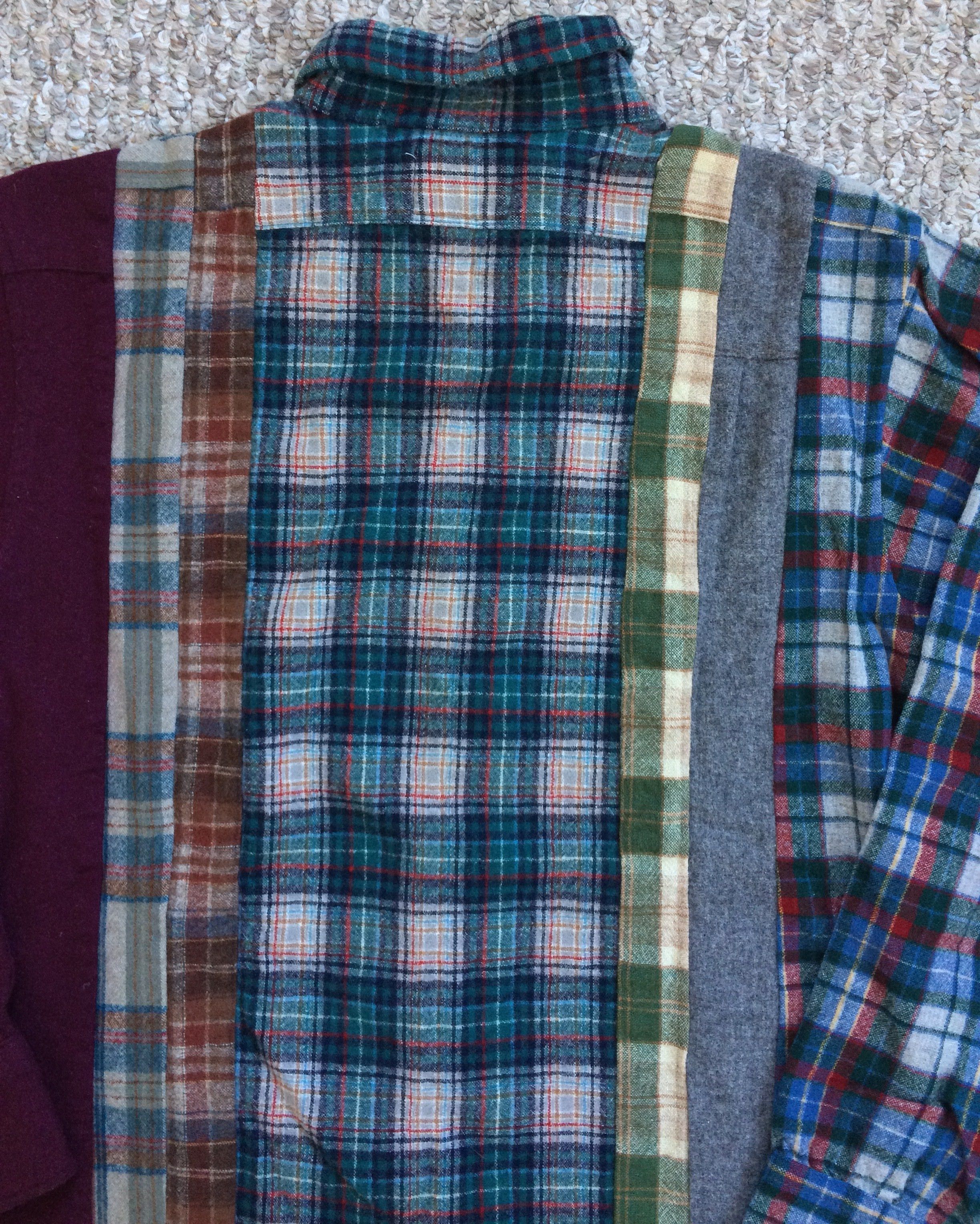 Needles Early 7 Cut Rebuild Wool Flannel! Size US S / EU 44-46 / 1 - 6 Thumbnail