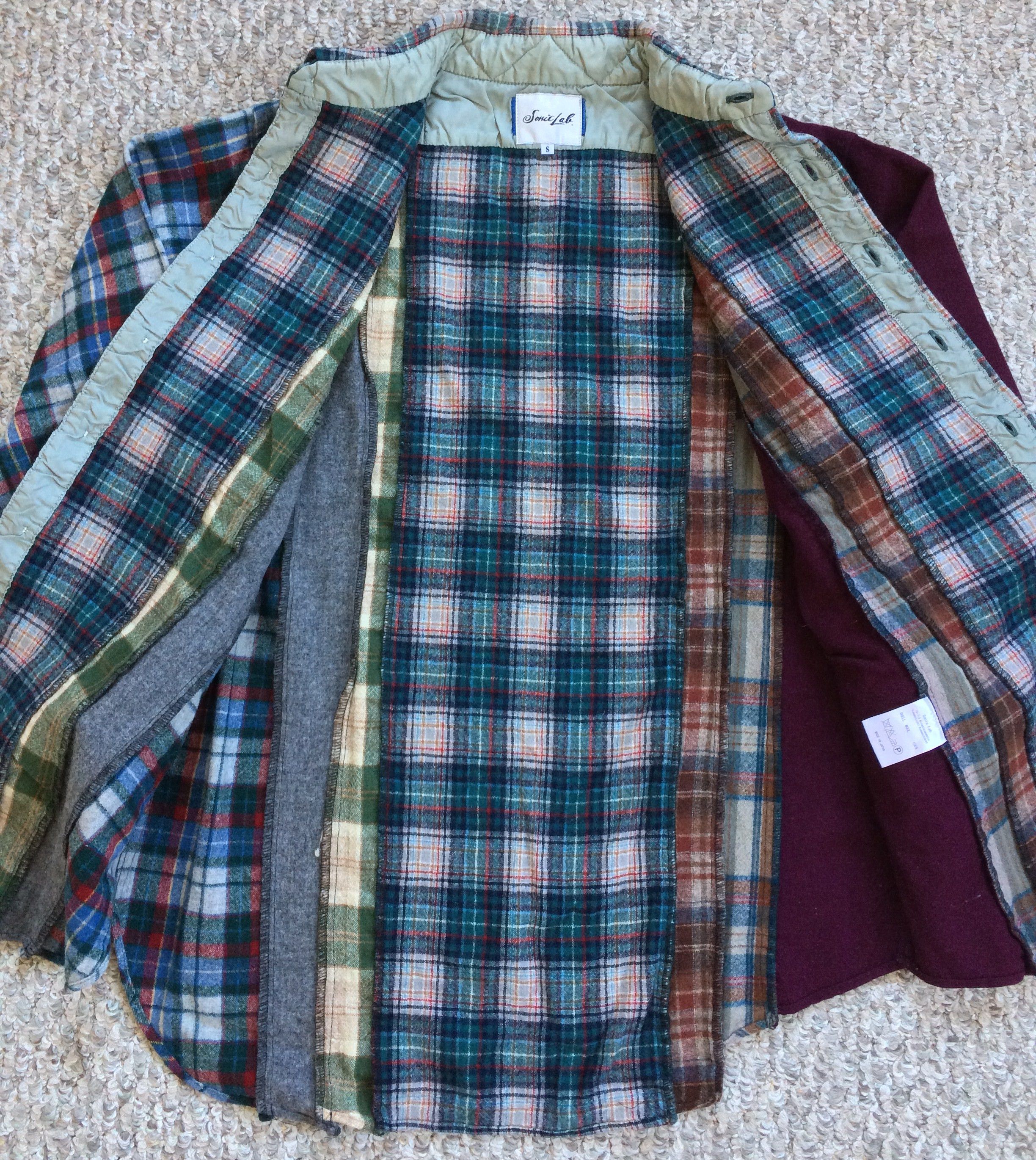 Needles Early 7 Cut Rebuild Wool Flannel! Size US S / EU 44-46 / 1 - 3 Thumbnail