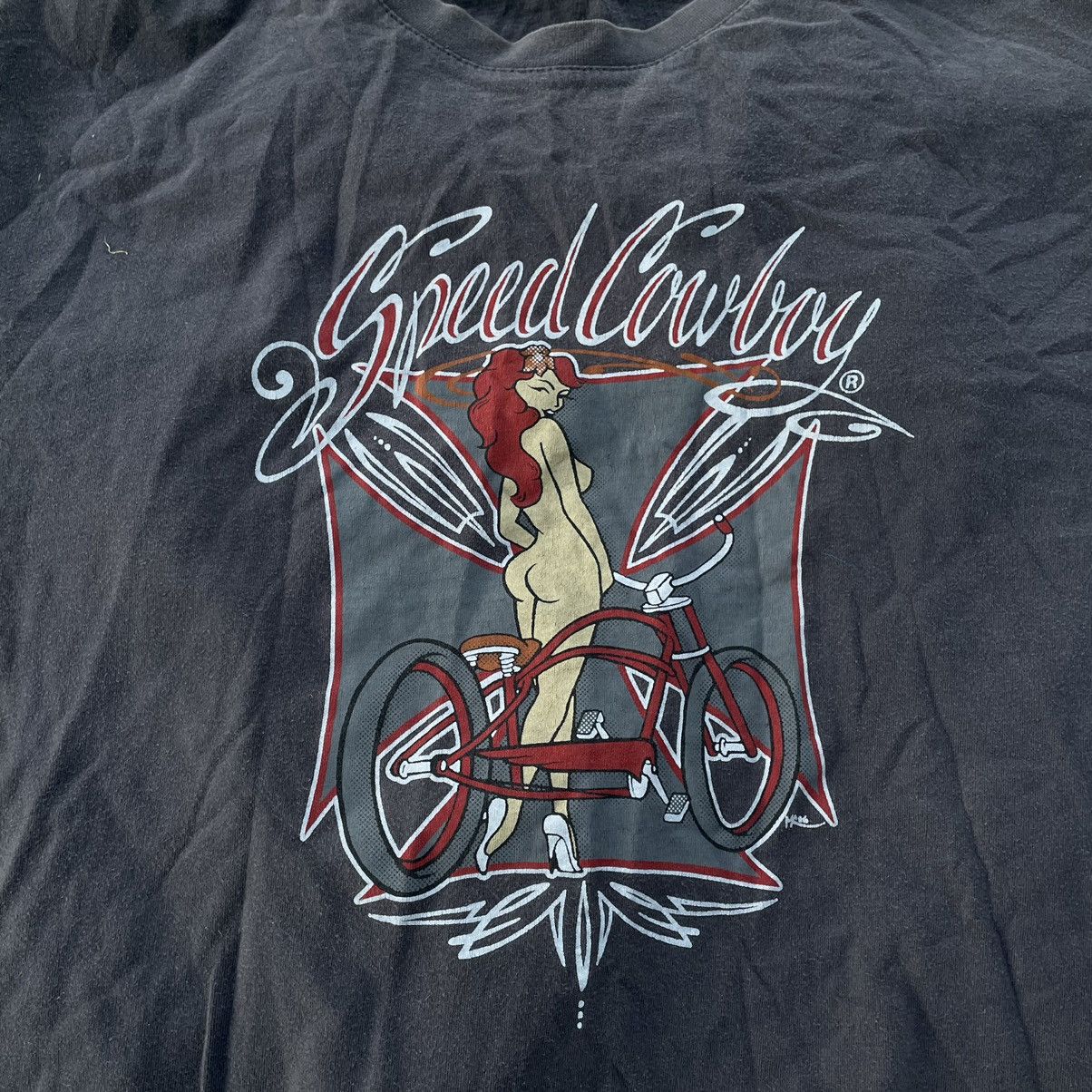 Vintage Vintage 90s Sun Faded Graphic Tee Cowgirl Humor Streetwear L Size US L / EU 52-54 / 3 - 4 Thumbnail