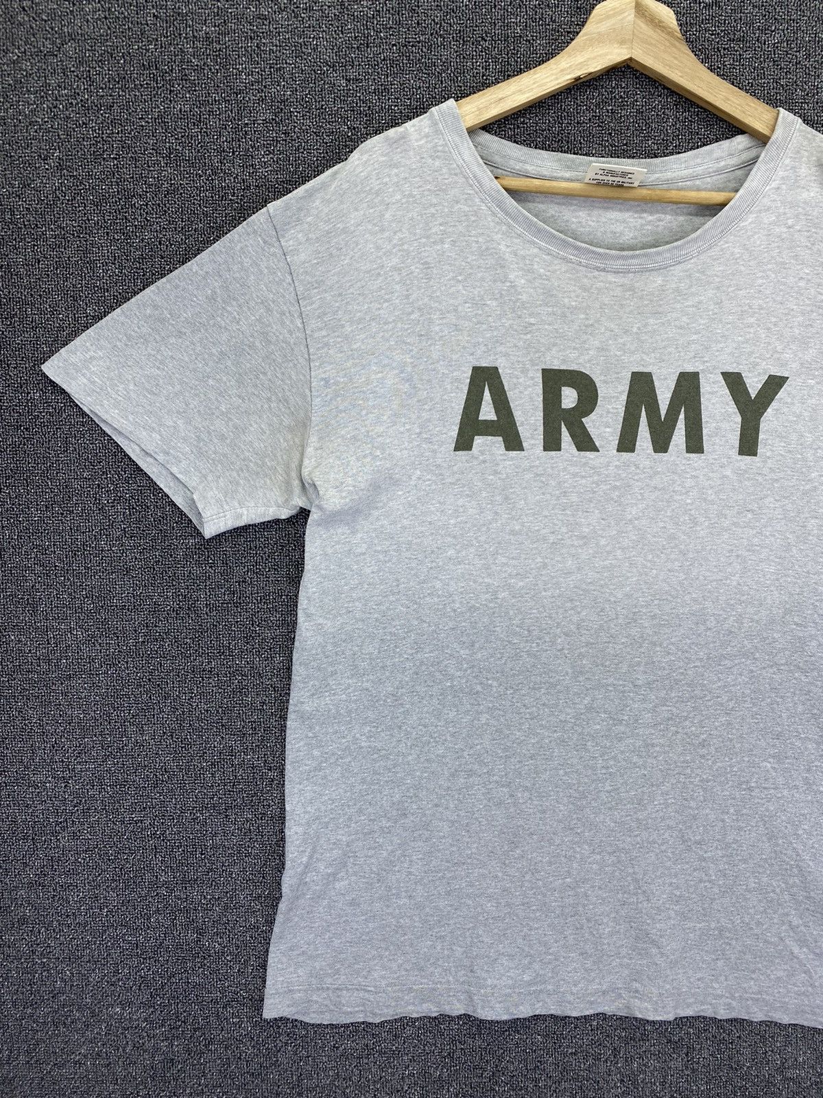Alpha Industries Vintage US Military Army By Alpha Industries Tee T Shirts Size US XL / EU 56 / 4 - 3 Thumbnail