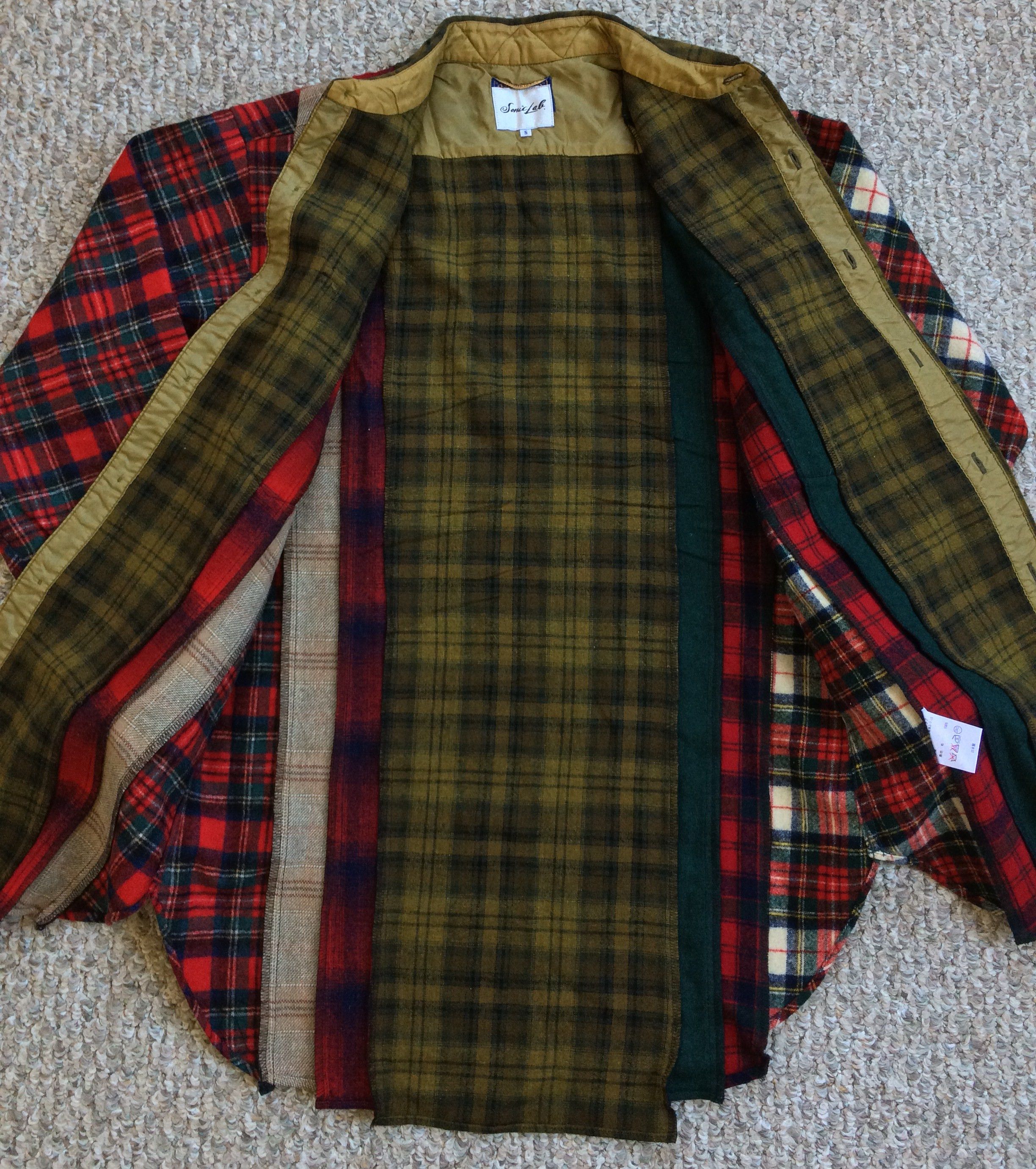 Needles × Sonic Lab Early 7 Cut Rebuild Wool Flannel! Size US S / EU 44-46 / 1 - 3 Thumbnail