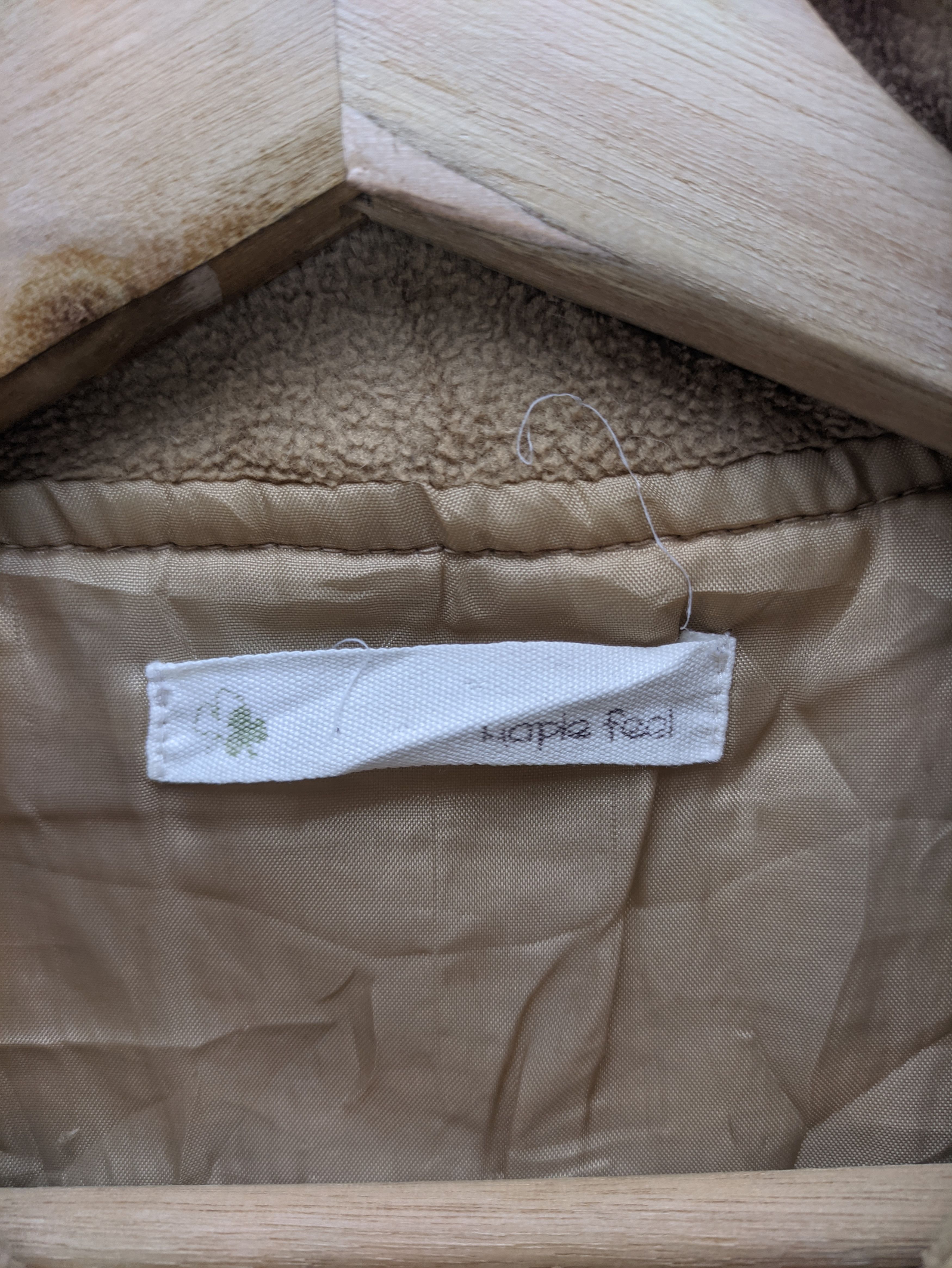 Japanese Brand Steals🔥Fleece Vest Zip Up by Maple Feel Size US M / EU 48-50 / 2 - 3 Thumbnail