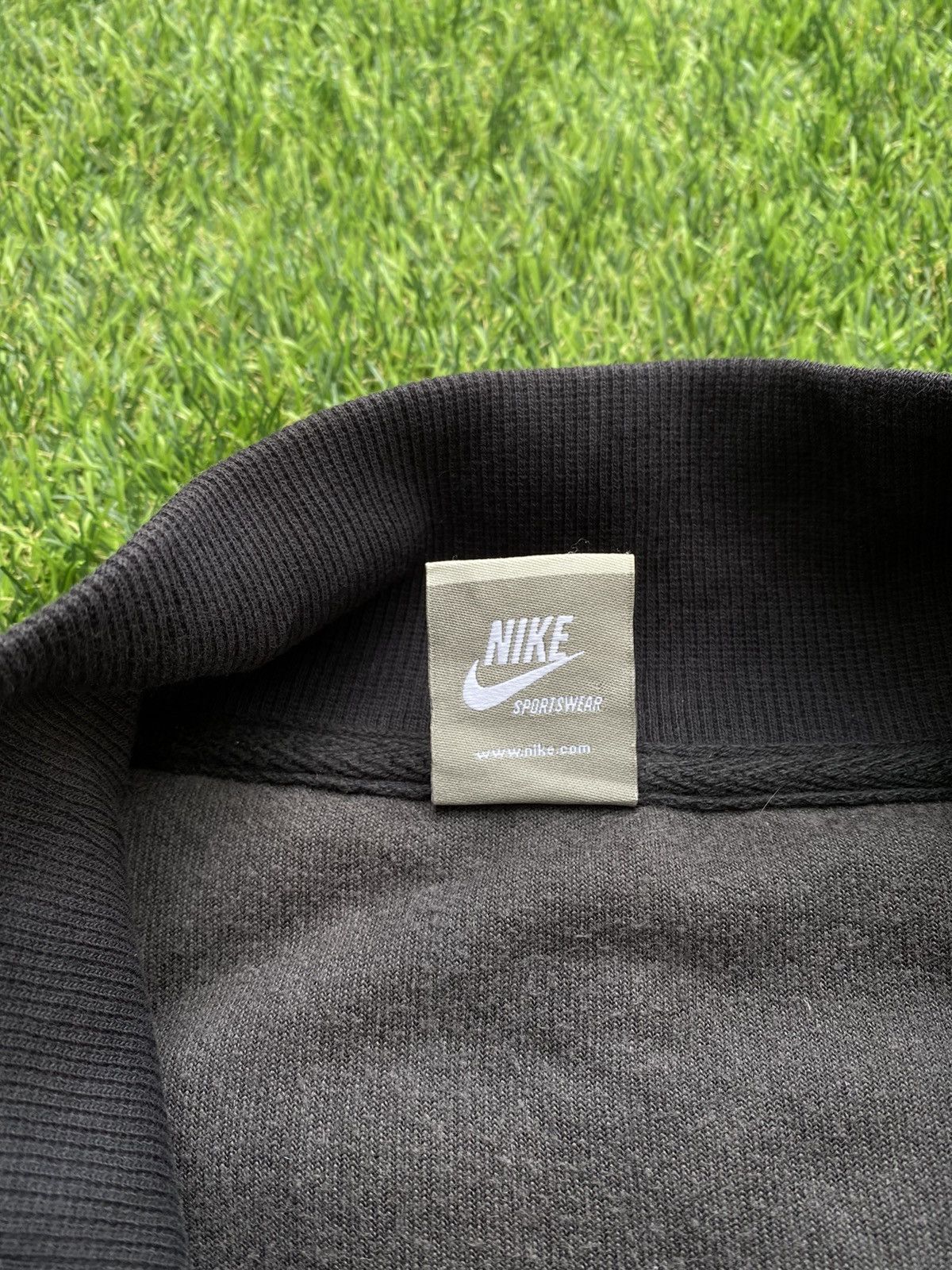 Nike SHOOT 🔥 Vintage Y2K Nike Pinwheel Fleece Zipper Sweater Size US L / EU 52-54 / 3 - 6 Thumbnail