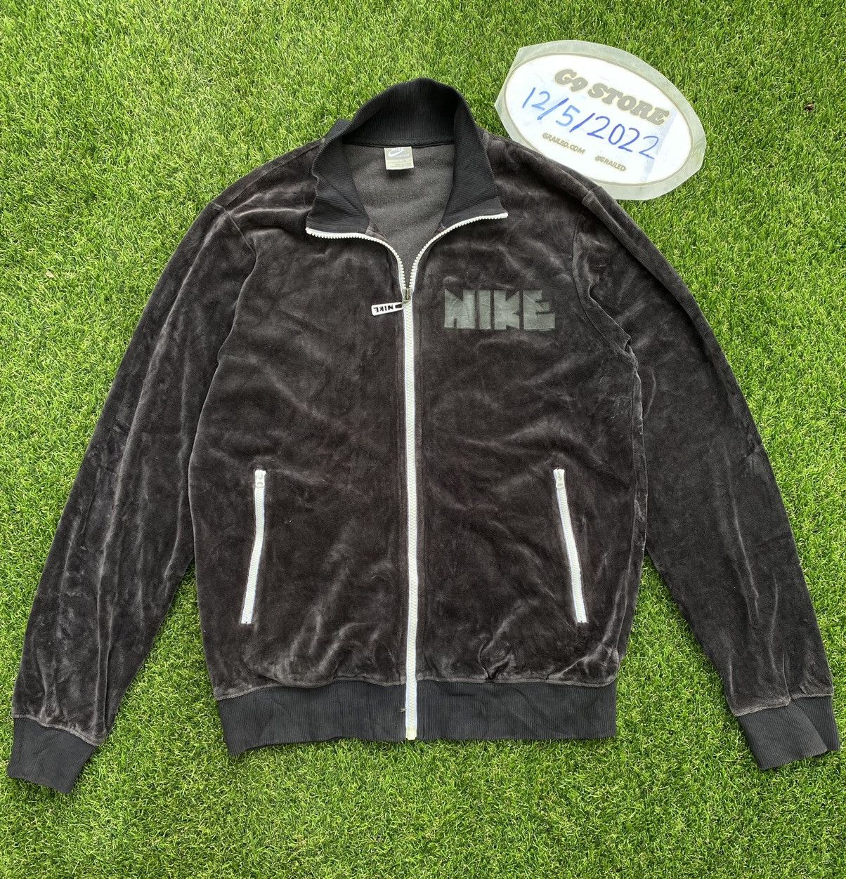 Nike SHOOT 🔥 Vintage Y2K Nike Pinwheel Fleece Zipper Sweater Size US L / EU 52-54 / 3 - 1 Thumbnail