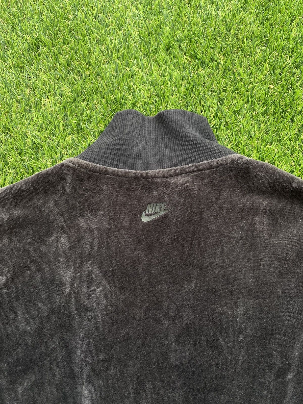 Nike SHOOT 🔥 Vintage Y2K Nike Pinwheel Fleece Zipper Sweater Size US L / EU 52-54 / 3 - 12 Thumbnail