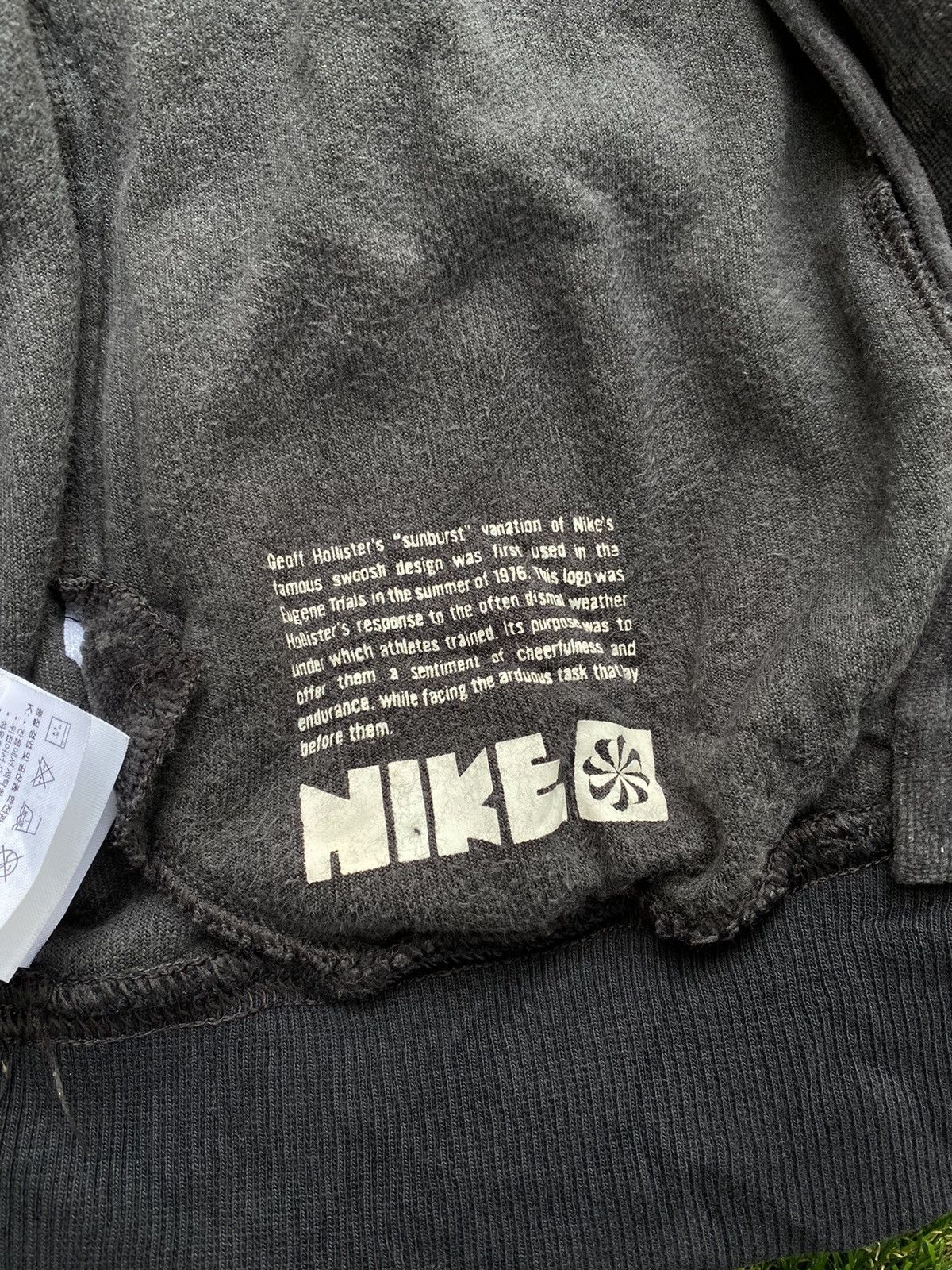 Nike SHOOT 🔥 Vintage Y2K Nike Pinwheel Fleece Zipper Sweater Size US L / EU 52-54 / 3 - 7 Thumbnail
