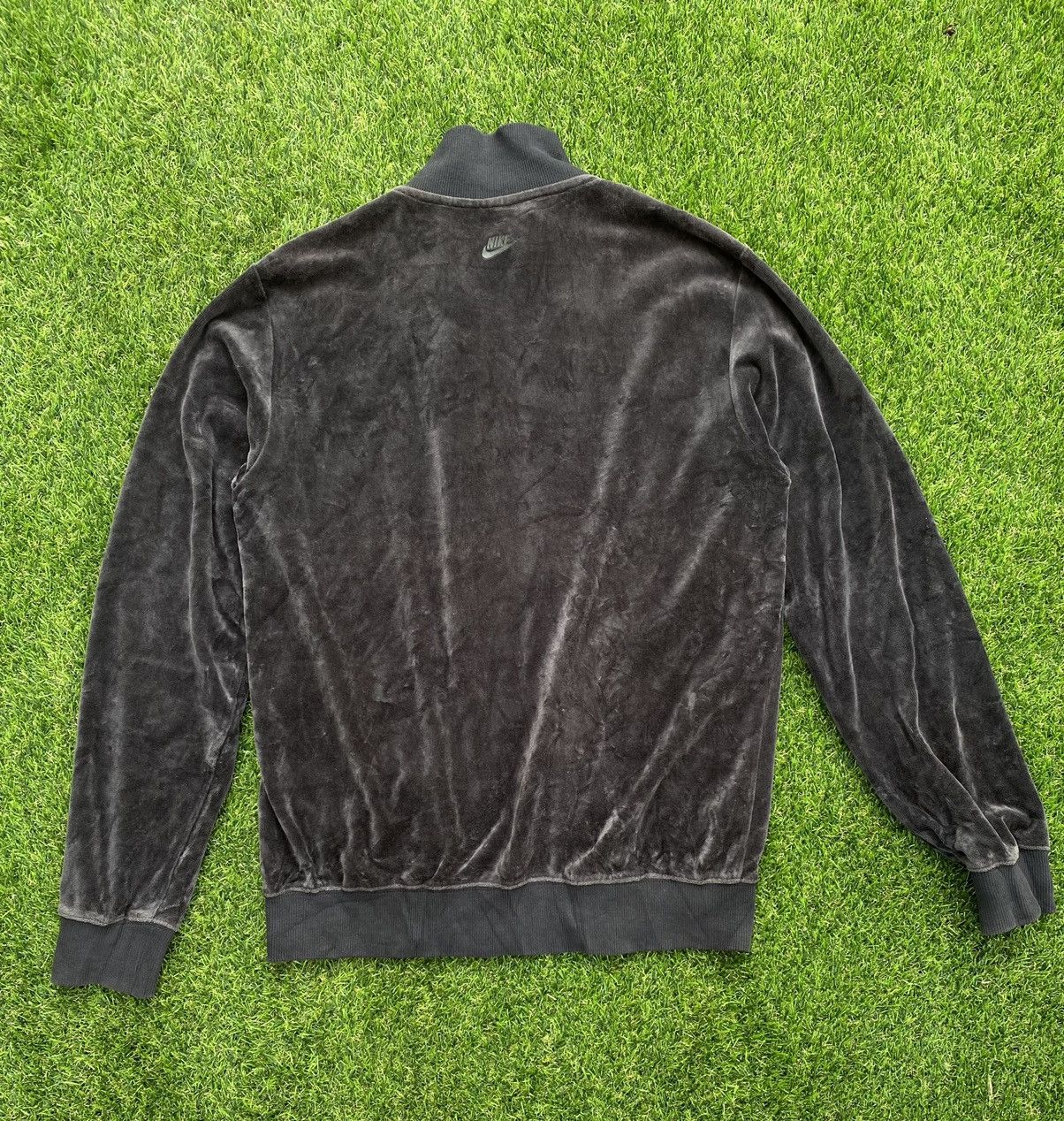 Nike SHOOT 🔥 Vintage Y2K Nike Pinwheel Fleece Zipper Sweater Size US L / EU 52-54 / 3 - 13 Thumbnail