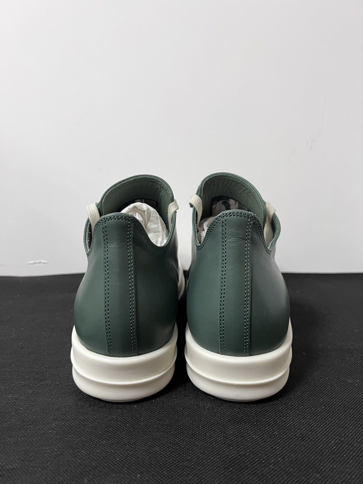 Rick Owens Rick Owens Teal Mainline Leather Low Ramones - Size 39 Size US 9 / IT 39 - 7 Thumbnail
