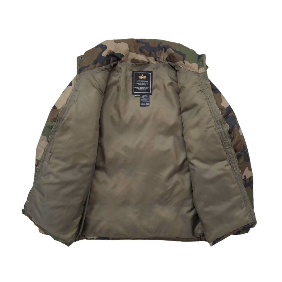 Alpha Industries Alpha Industries Camo Down Feather Puffer Jacket Size US M / EU 48-50 / 2 - 17 Thumbnail