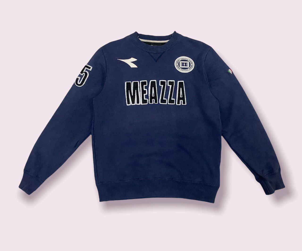 Distressed Diadora Meazza A.C Milan Sweatshirt