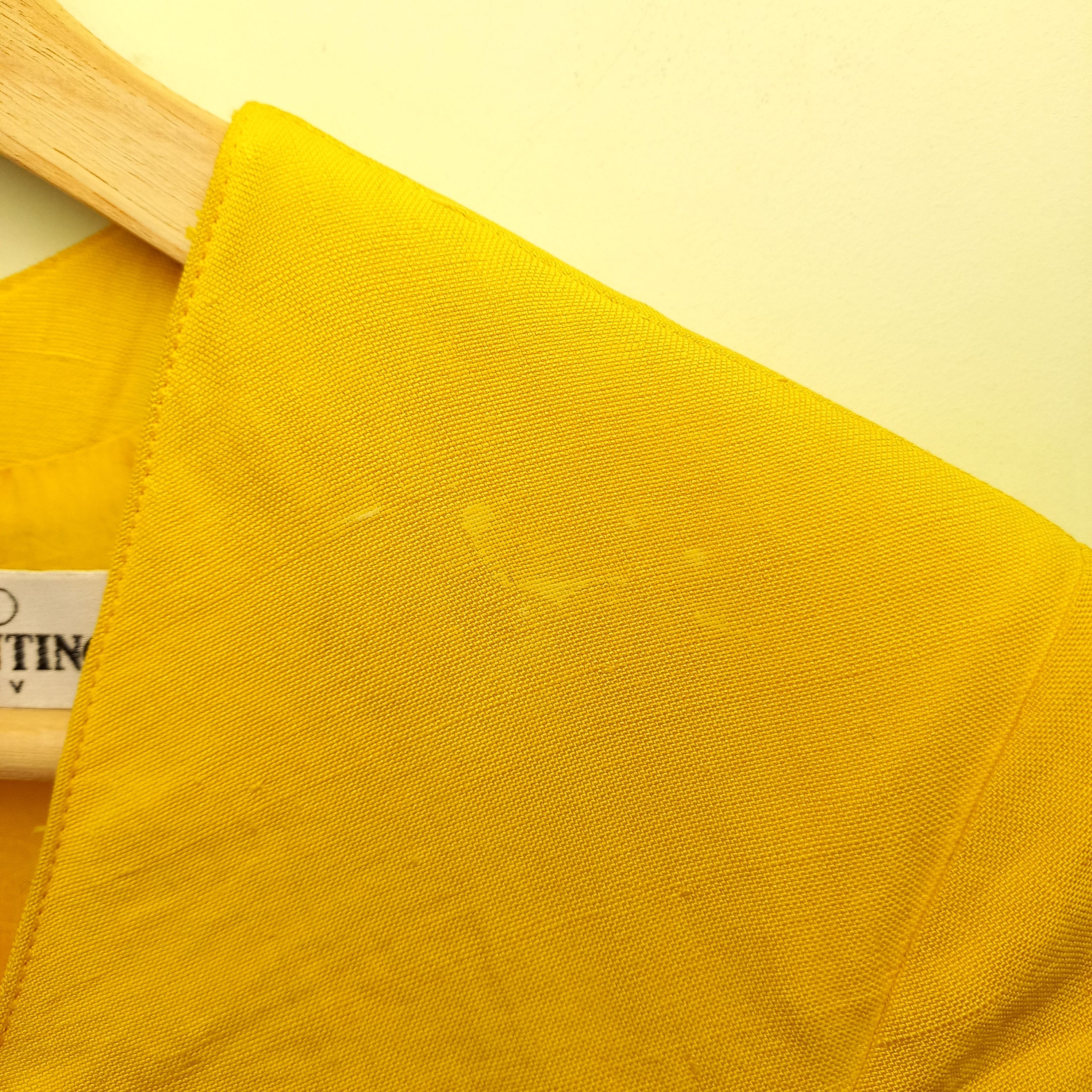 Valentino Valentino Miss V Silk Midi Dress Vintage 90s Made in Italy Size L / US 10 / IT 46 - 11 Thumbnail
