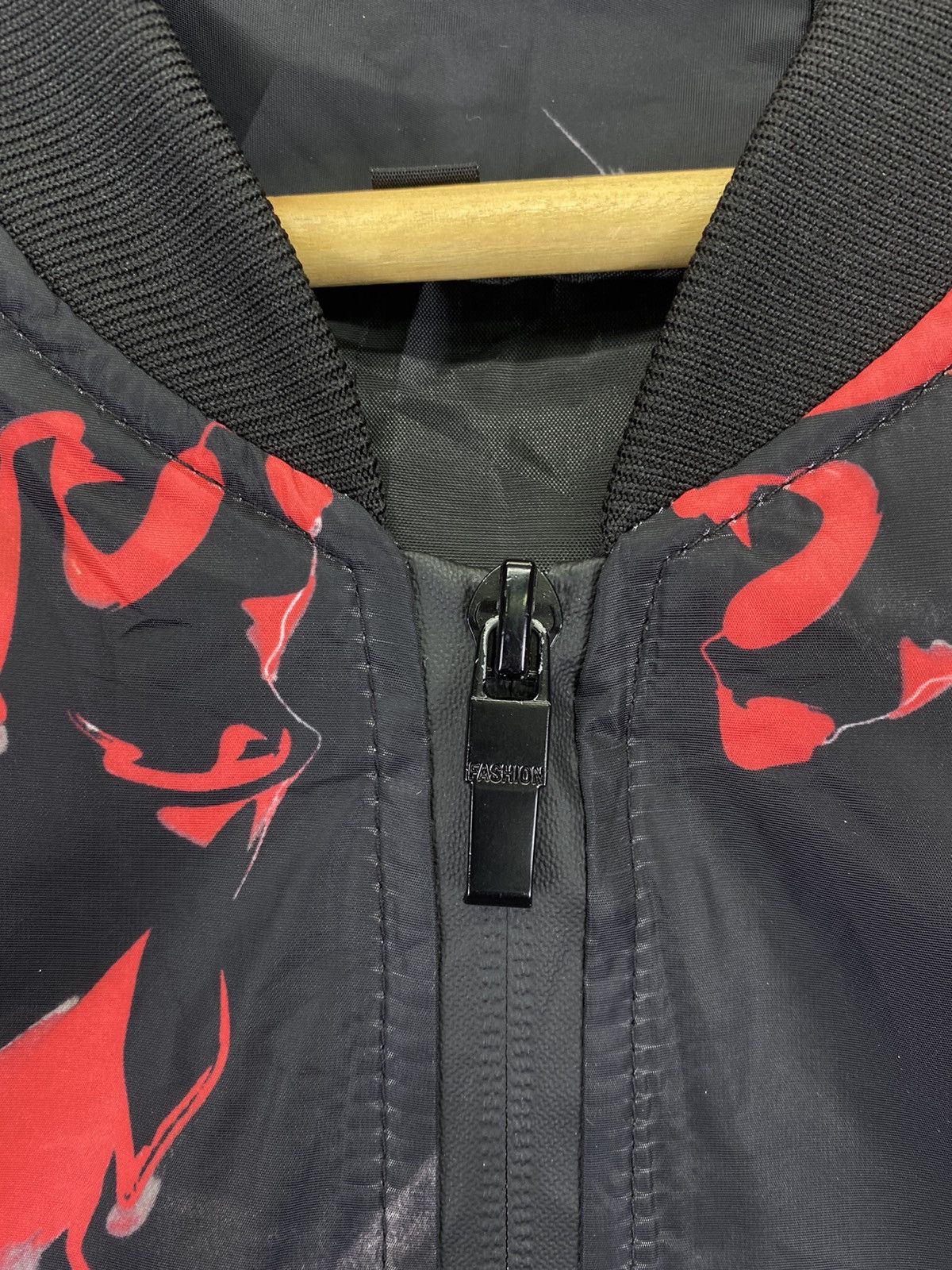 Japanese Brand Vintage Japanese Smoke Full Printed Design Bomber jacket Size US M / EU 48-50 / 2 - 7 Thumbnail