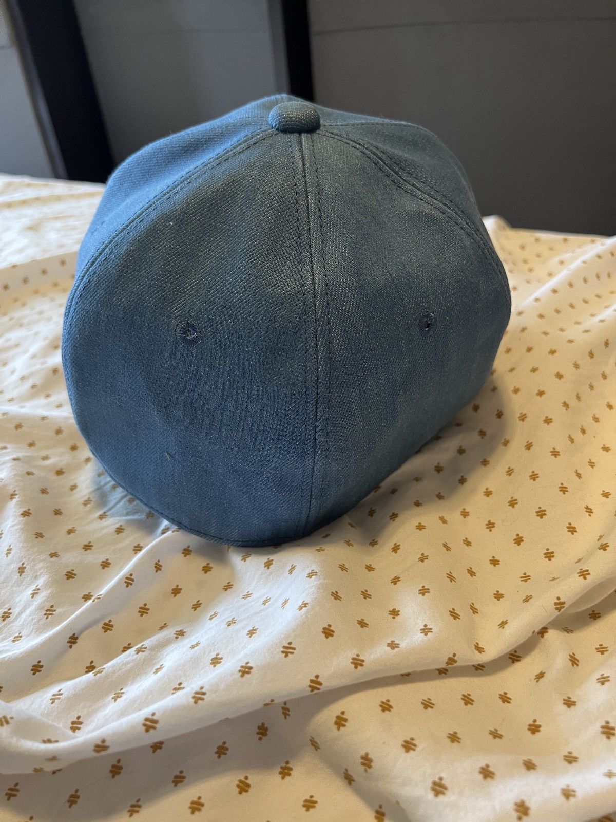 Kapital Kountry Blue Denim Smiley Baseball Cap Size ONE SIZE - 2 Thumbnail