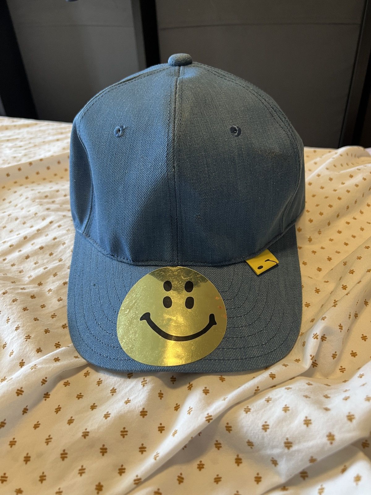 Kapital Kountry Blue Denim Smiley Baseball Cap Size ONE SIZE - 1 Thumbnail