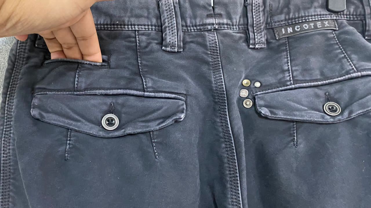 Incotex Incotex Slowear Cargo Pants Made in Romania W30 Size US 30 / EU 46 - 15 Thumbnail