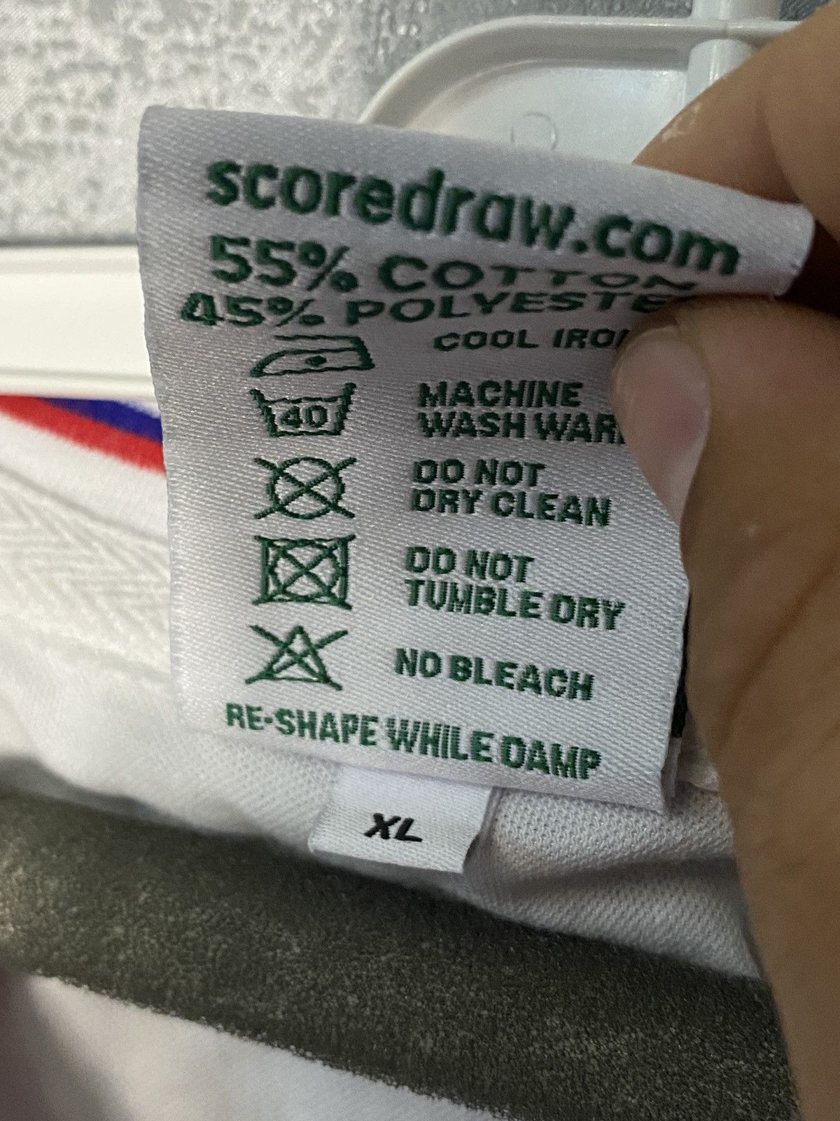 Other 1980 Retro England National Team Score Draw Soccer Jersey Size US XL / EU 56 / 4 - 3 Thumbnail