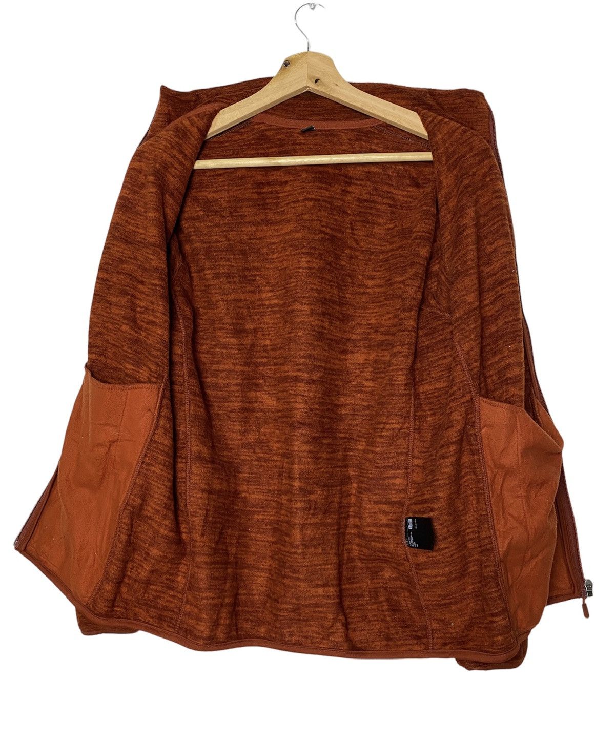 Uniqlo Vintage Uniqlo Brown Fleece Sweater Jacket Size US M / EU 48-50 / 2 - 3 Thumbnail