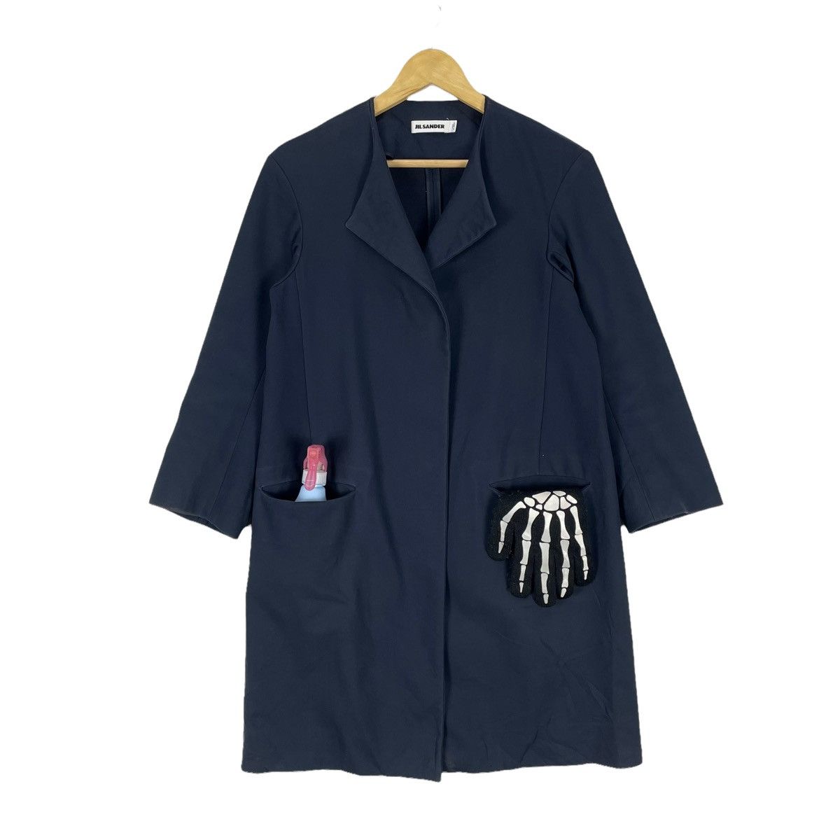 Jil Sander 🔥JIL SANDER SINGLE BUTTON PARKA WOMEN JACKET Size ONE SIZE - 1 Thumbnail