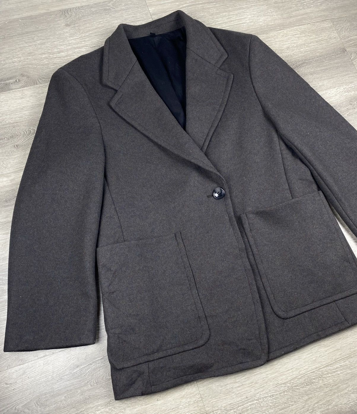 Lemaire × Uniqlo Lemaire Uniqlo U Rare Tailored Wool Coats Jacket Size US M / EU 48-50 / 2 - 2 Thumbnail