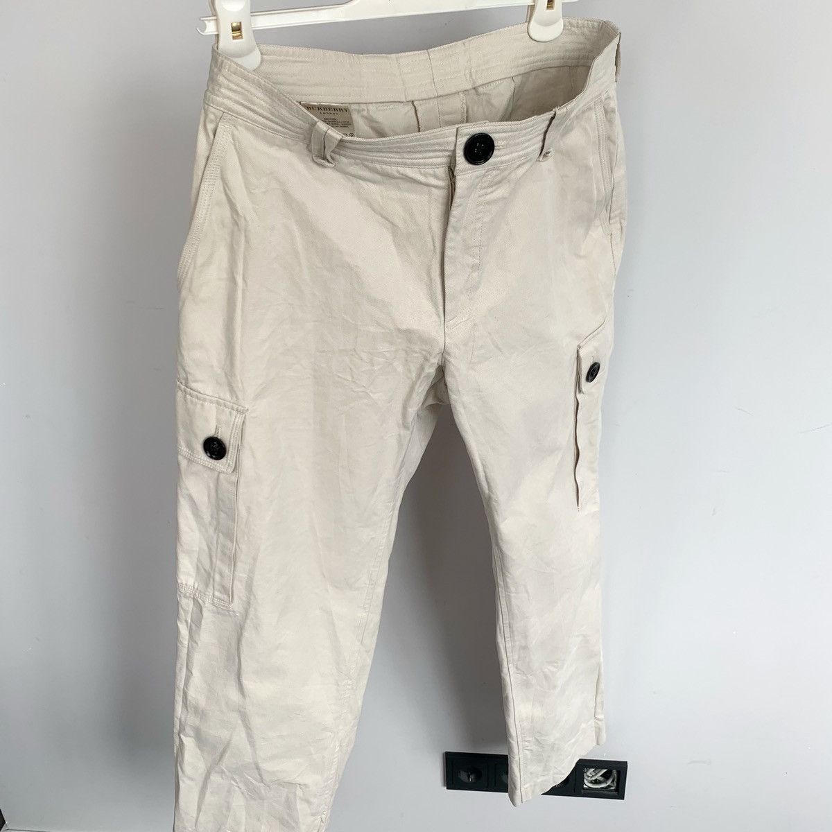 Burberry BURBERRY Cargo Pants Trousers Beige Cotton Army 32 Size US 32 / EU 48 - 3 Thumbnail