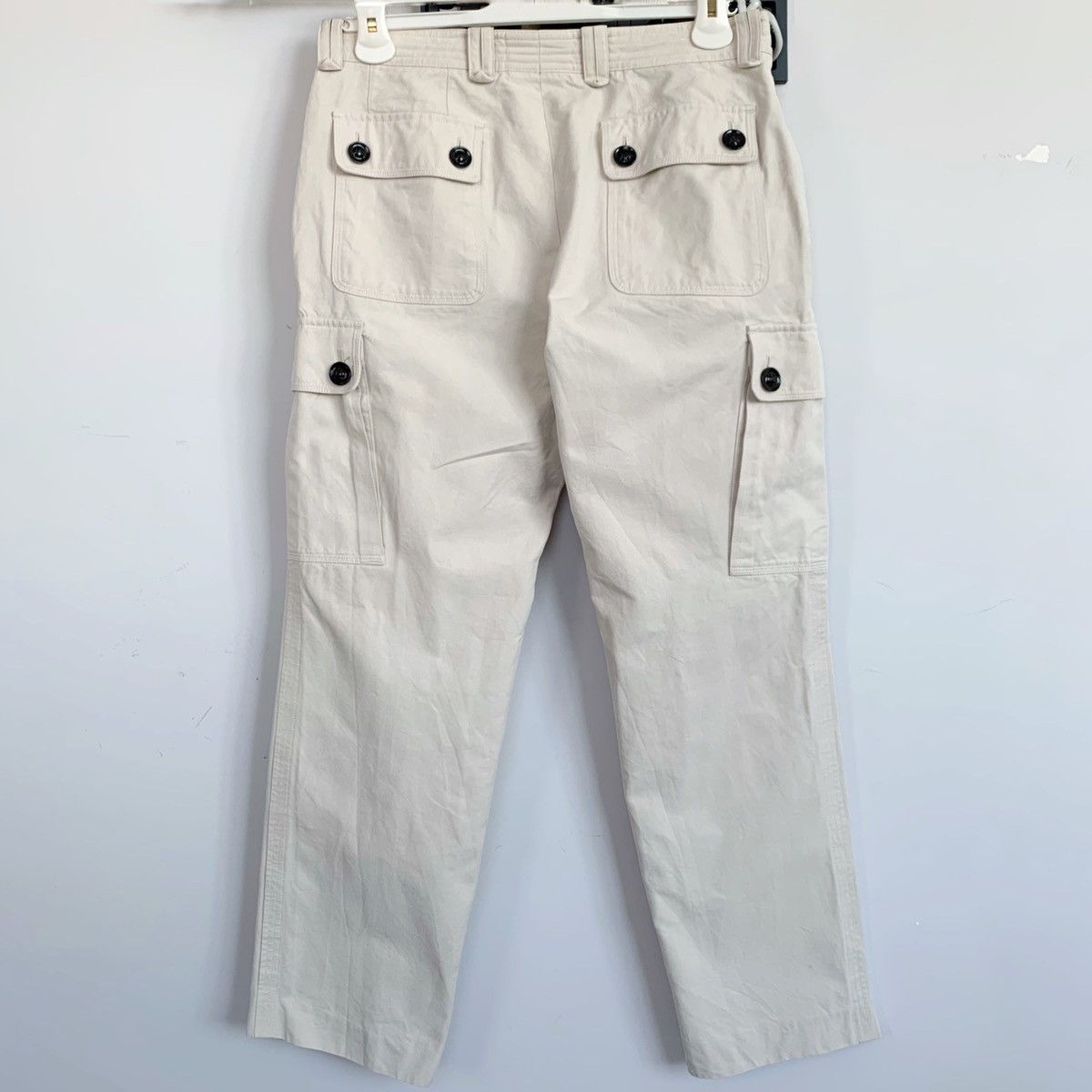 Burberry BURBERRY Cargo Pants Trousers Beige Cotton Army 32 Size US 32 / EU 48 - 6 Thumbnail